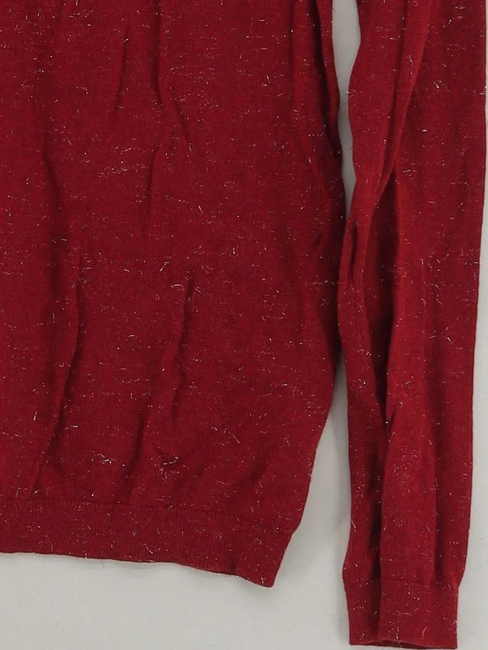 Hobbs Women's Jumper S Red 100% Other Round Neck Pullover - Image 4
