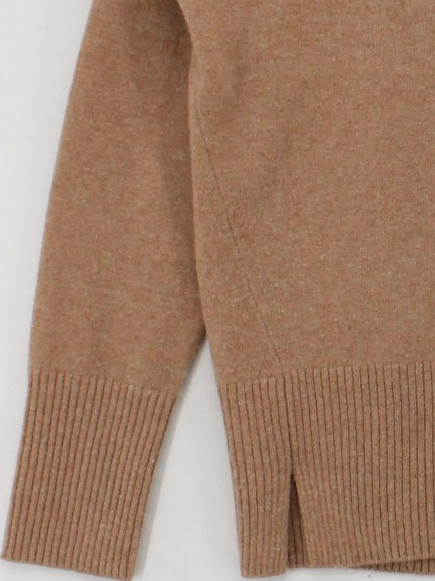 Hobbs Women's Jumper XS Tan 100% Cashmere Roll Neck Pullover - Image 4