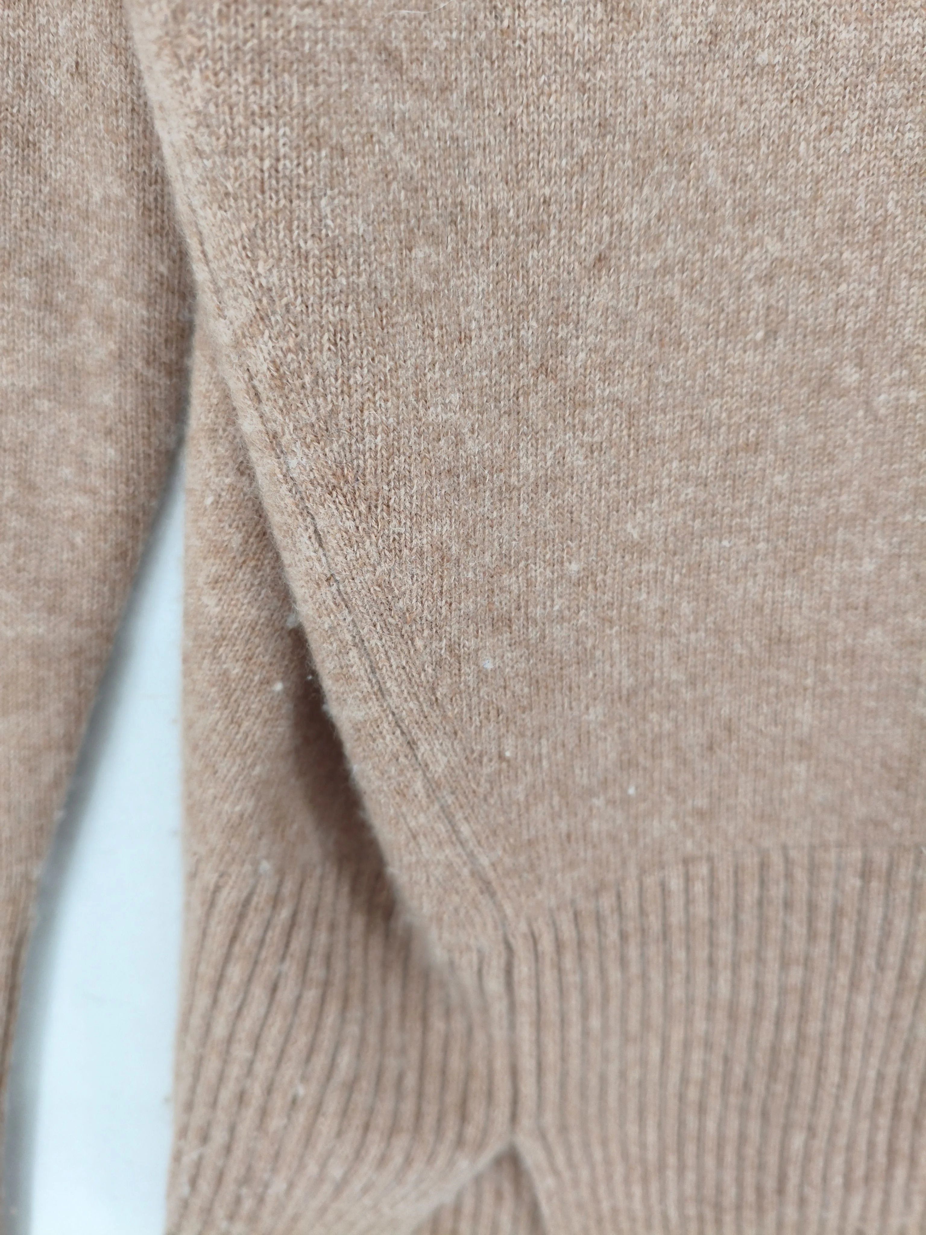 Hobbs Women's Jumper XS Tan 100% Cashmere Roll Neck Pullover - Image 6