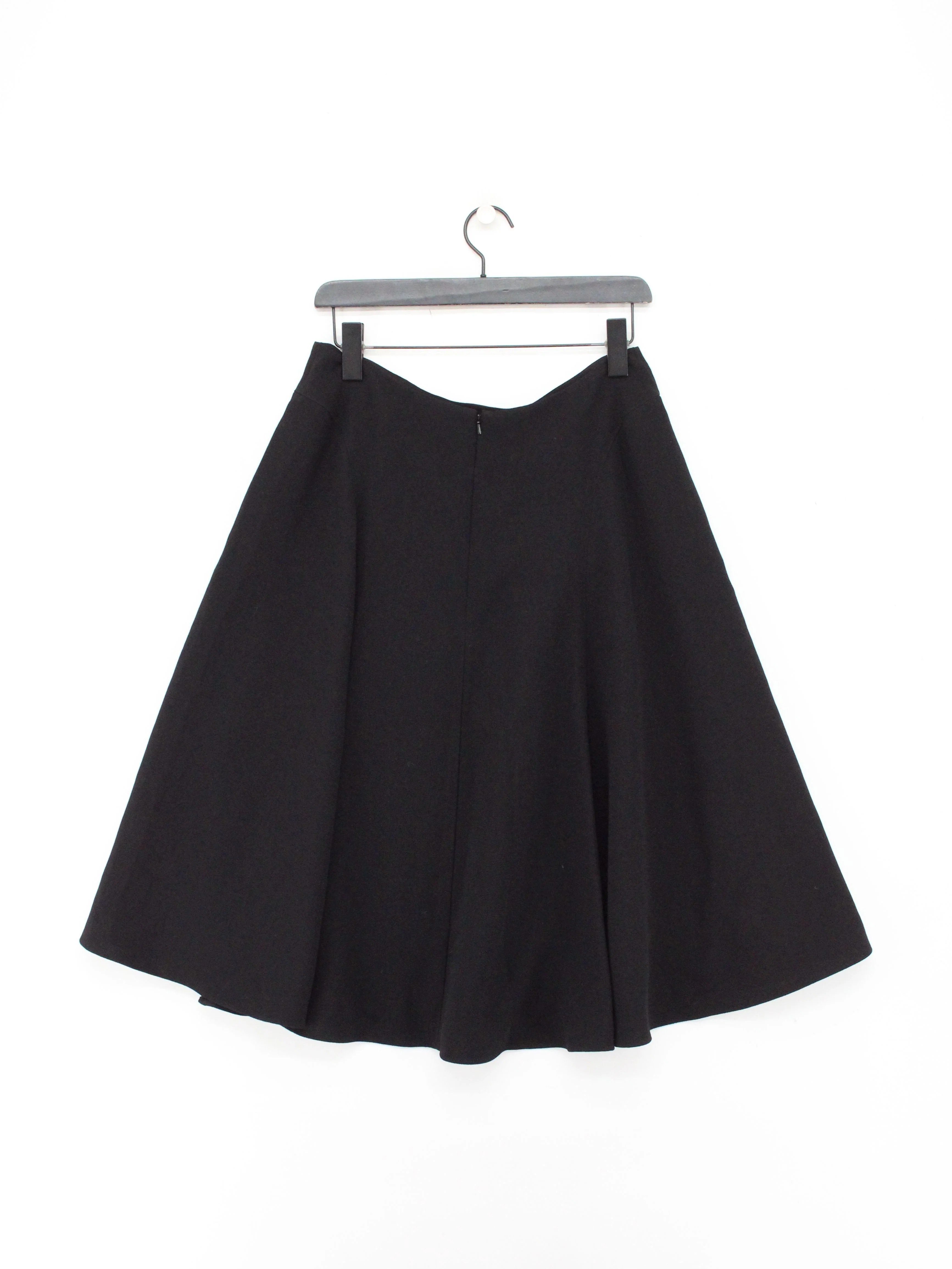 Hobbs Women's Midi Skirt UK 12 Black 100% Polyester Midi A-Line - Image 2