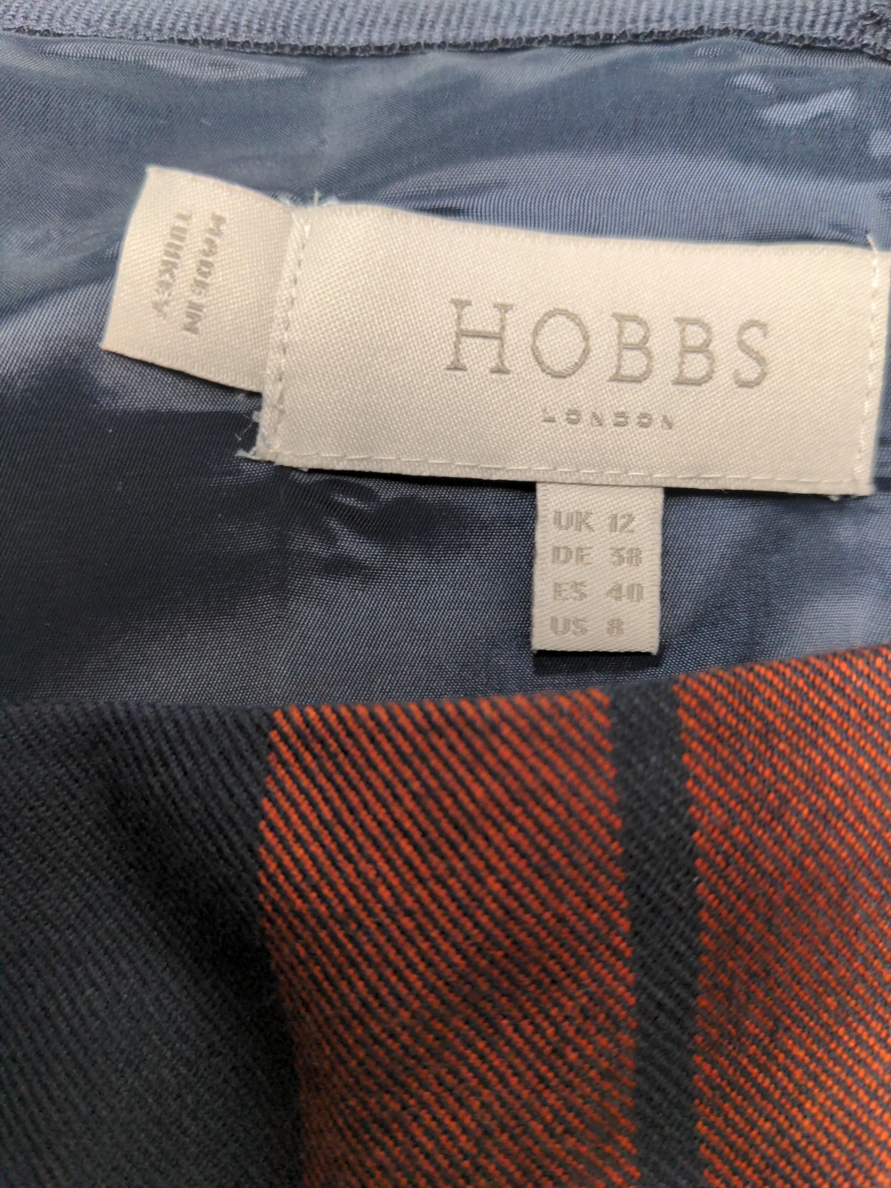 Hobbs Women's Midi Skirt UK 12 Red Polyester - Image 5