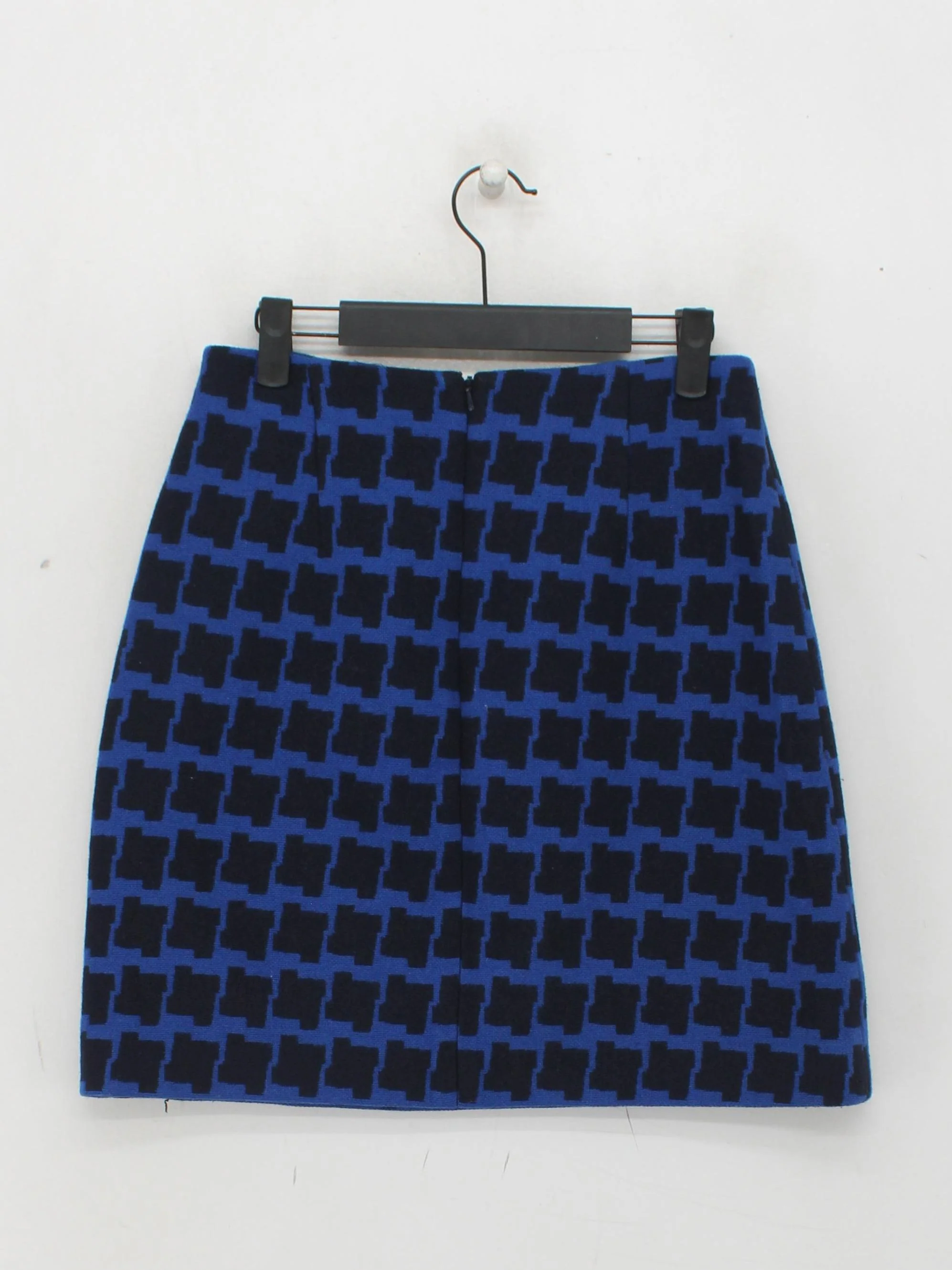 Hobbs Women's Mini Skirt UK 10 Blue Wool - Image 2