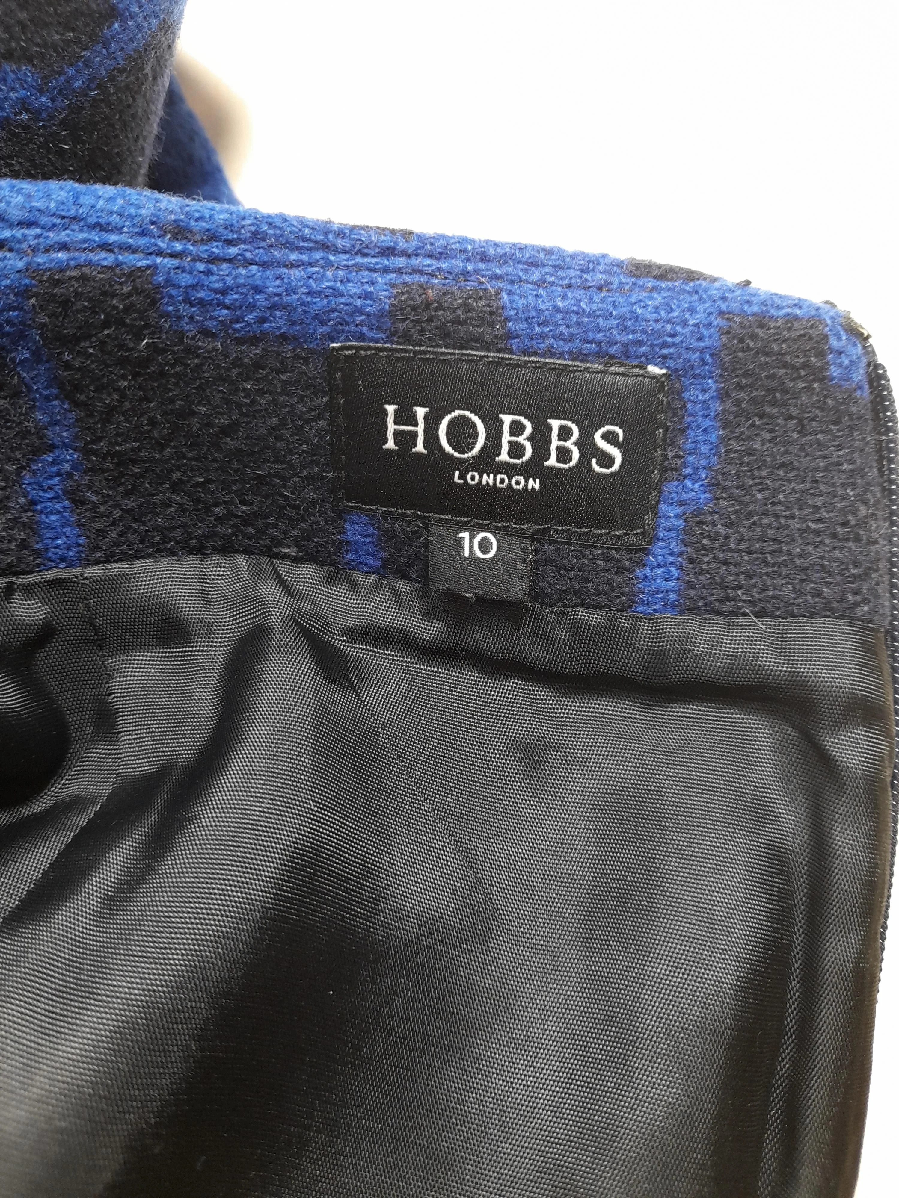 Hobbs Women's Mini Skirt UK 10 Blue Wool - Image 5