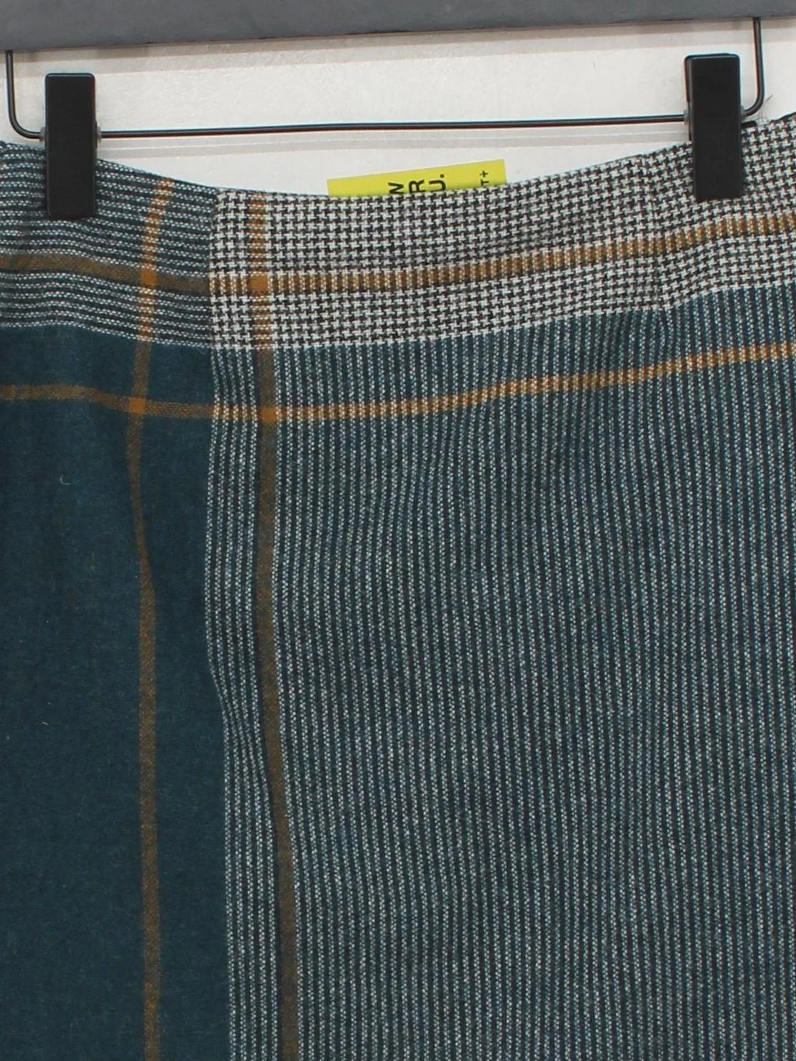 Hobbs Women's Mini Skirt UK 10 Multi Checkered Wool with Acetate Short Mini - Image 3