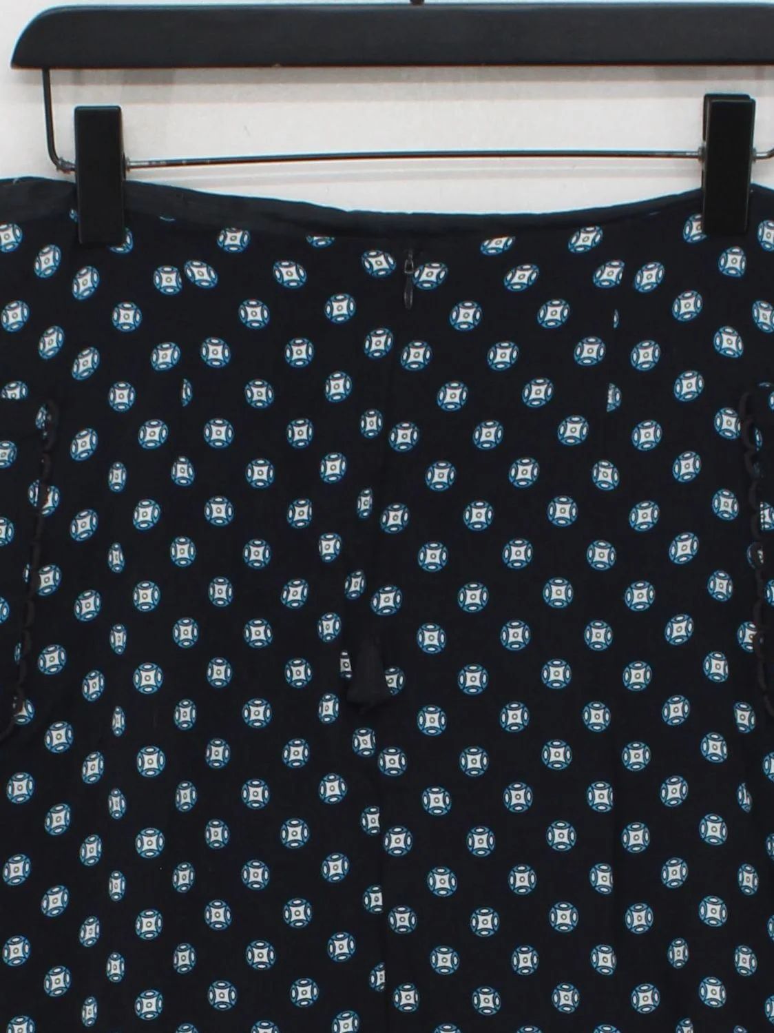 Hobbs Women's Mini Skirt UK 12 Black Viscose with Polyester, Cotton Mini - Image 3