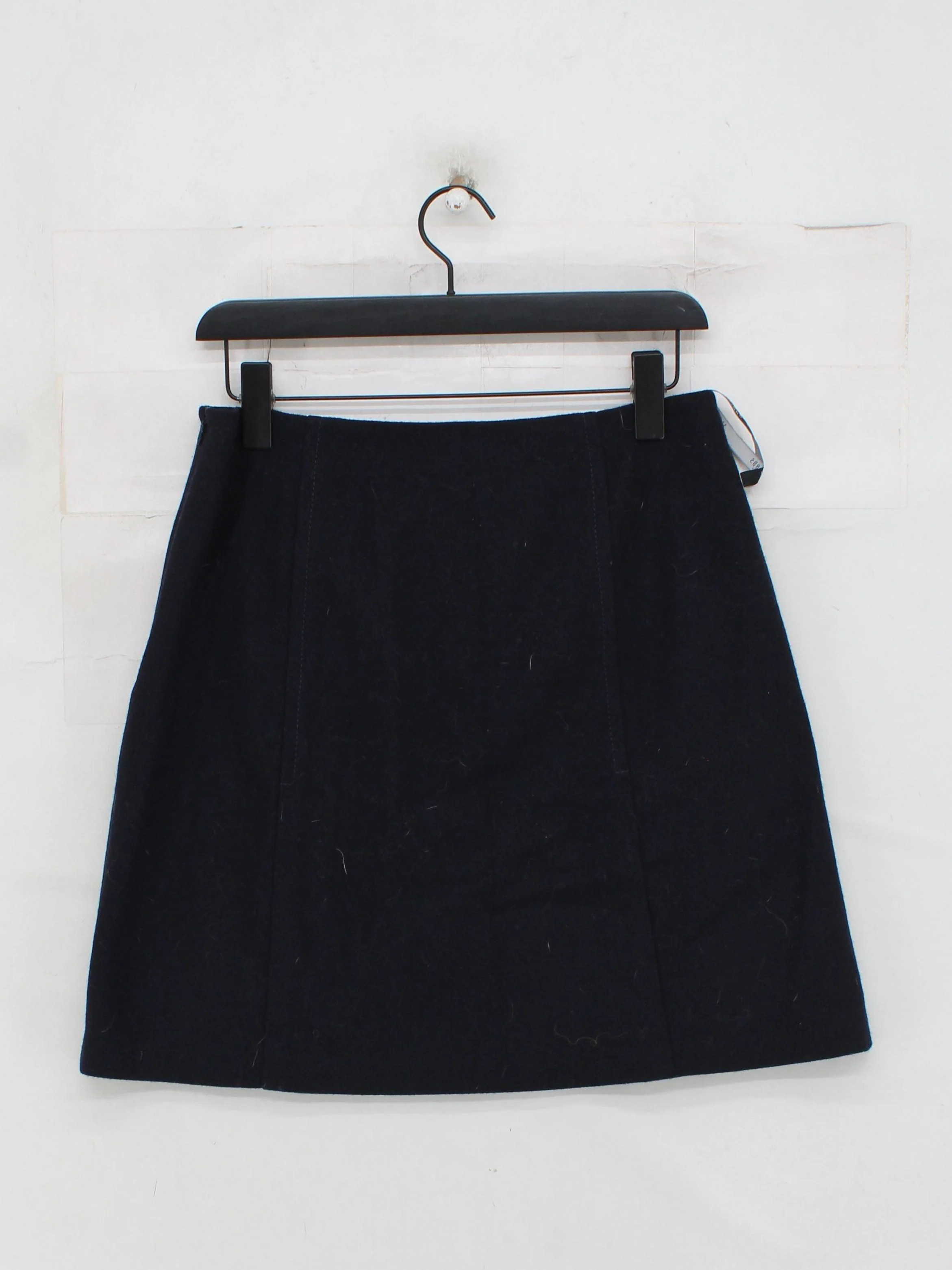 Hobbs Women's Mini Skirt UK 12 Black Wool with Acetate, Viscose Short Mini - Image 2