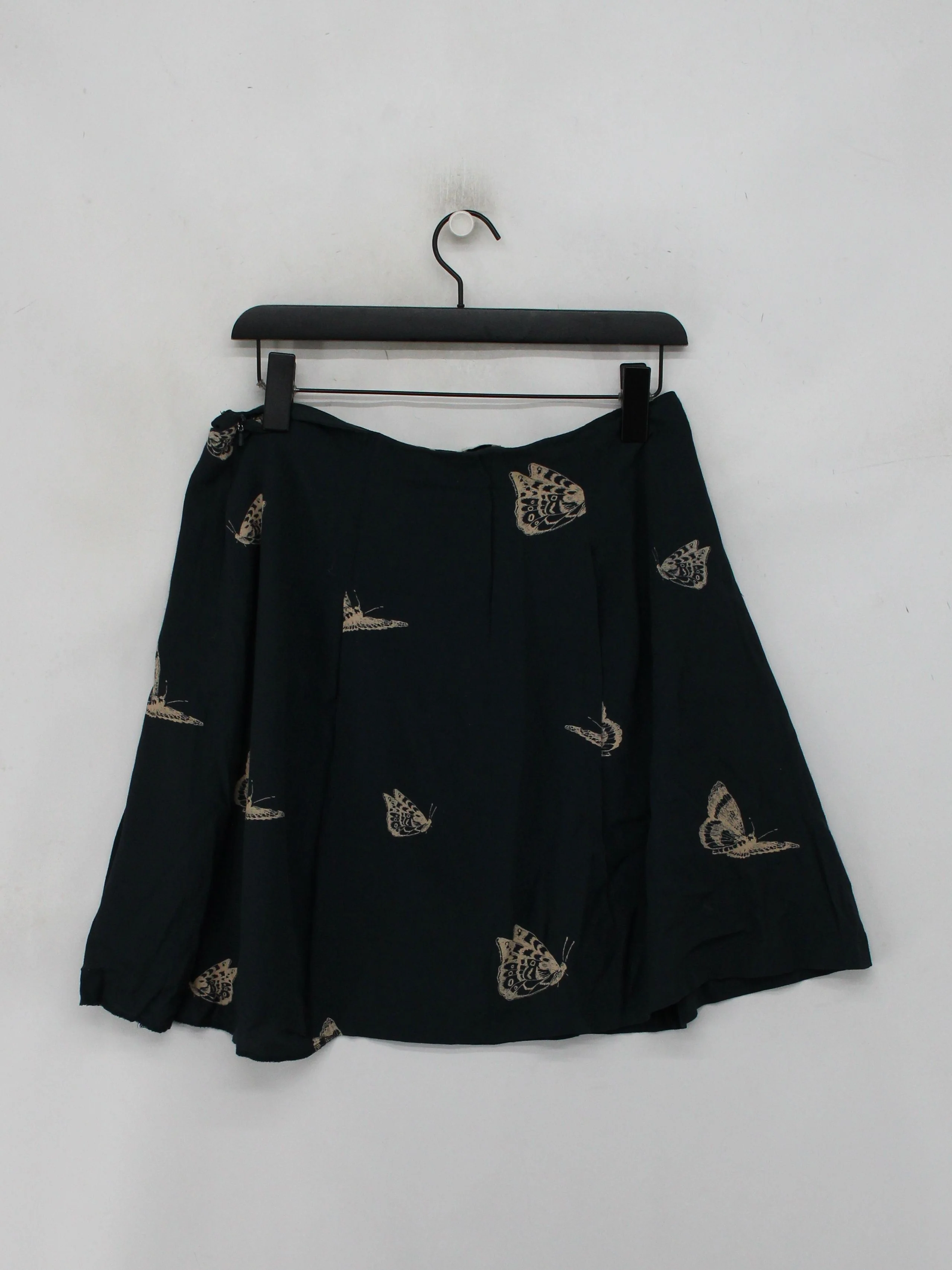 Hobbs Women's Mini Skirt UK 12 Blue Animal Print 100% Other Short Mini - Image 2