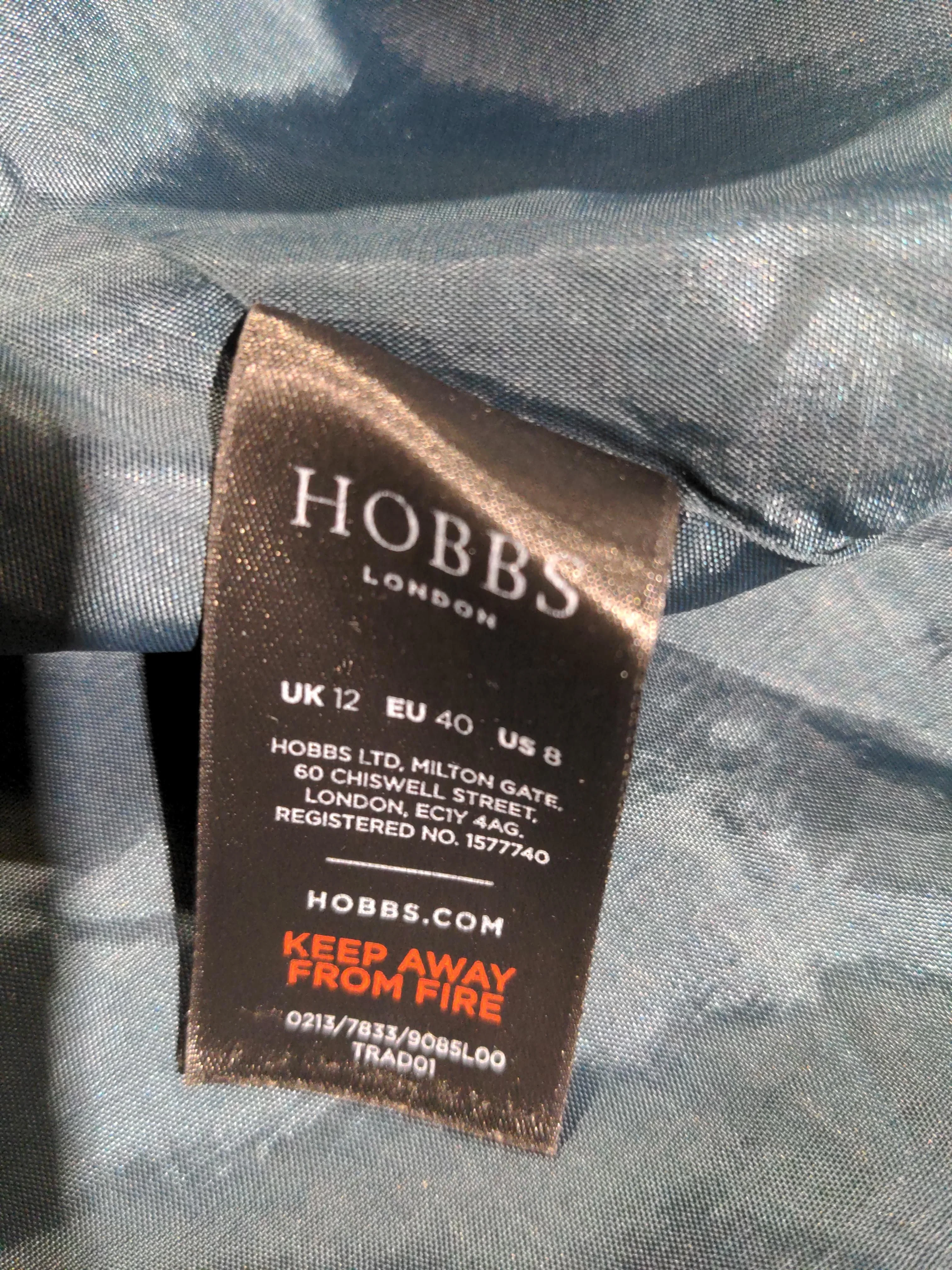 Hobbs Women's Mini Skirt UK 12 Blue Animal Print 100% Other Short Mini - Image 8