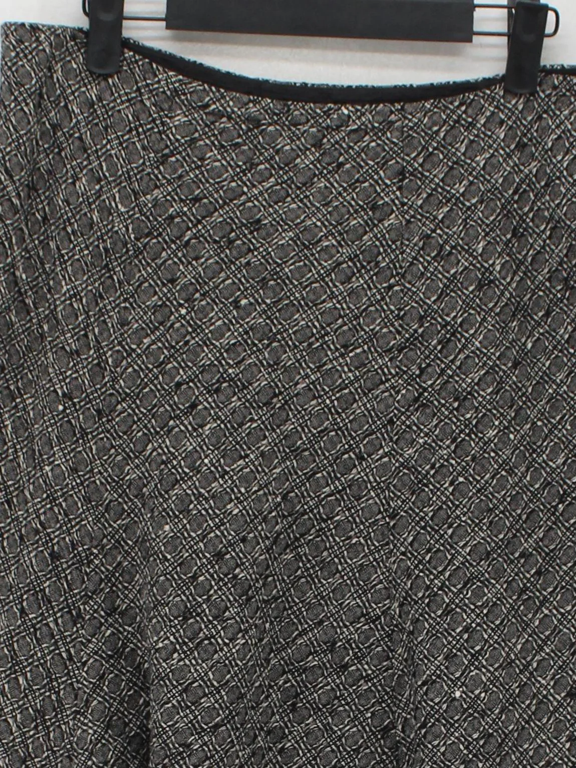 Hobbs Women's Mini Skirt UK 14 Grey Wool with Polyamide, Elastane Short Mini - Image 3