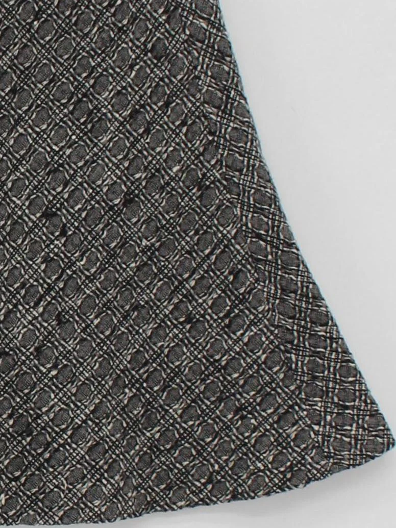 Hobbs Women's Mini Skirt UK 14 Grey Wool with Polyamide, Elastane Short Mini - Image 4