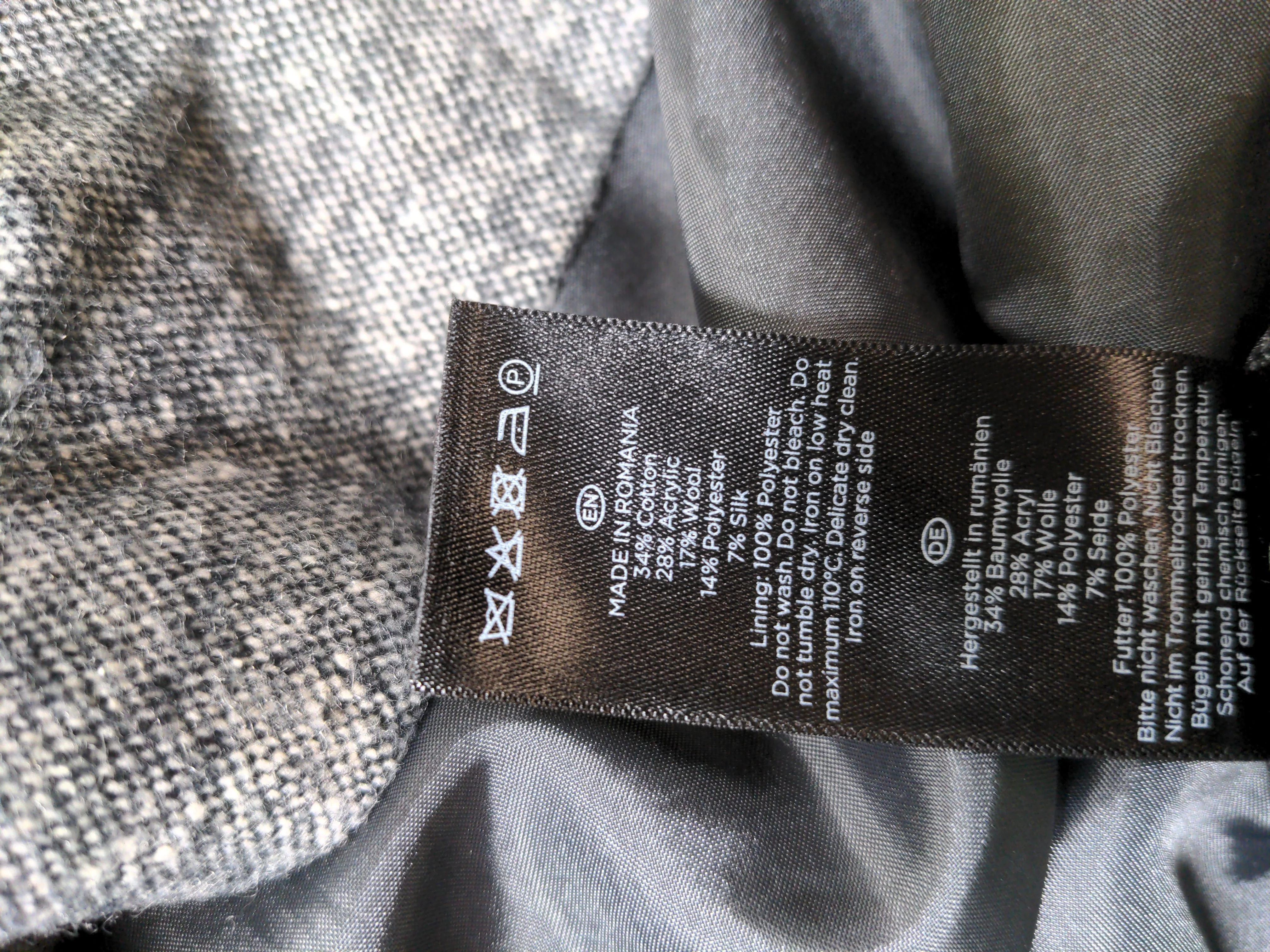 Hobbs Women's Mini Skirt UK 8 Grey Cotton - Image 6