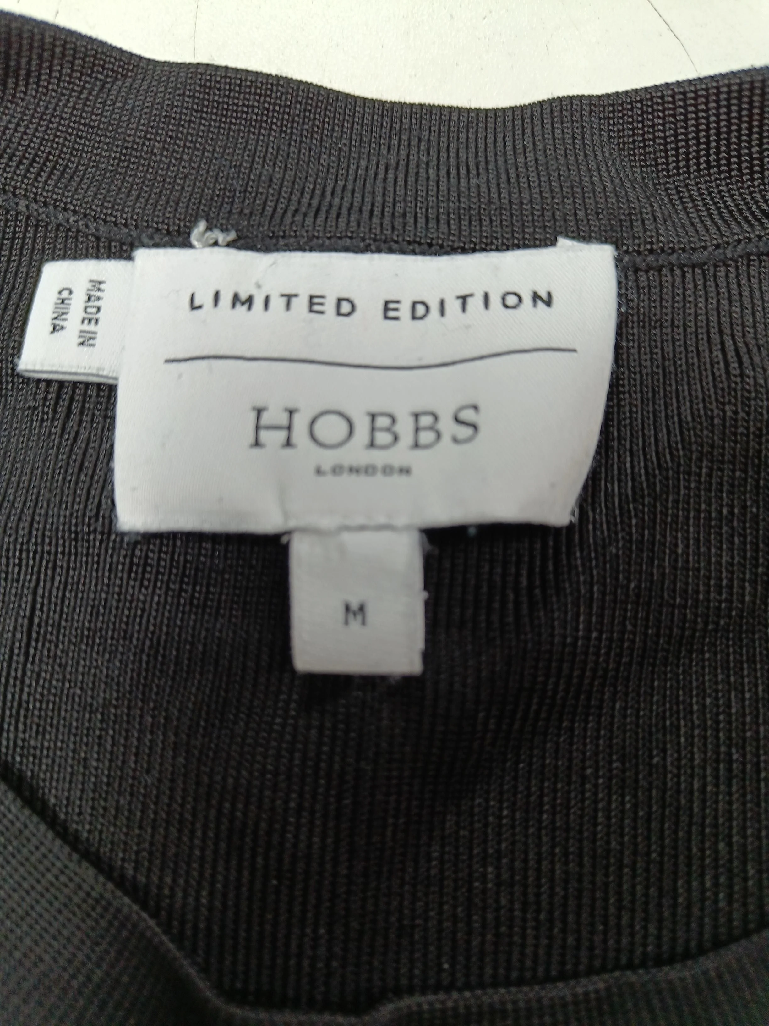 Hobbs Women's T-Shirt M Black Viscose with Polyamide, Elastane Basic - Image 5