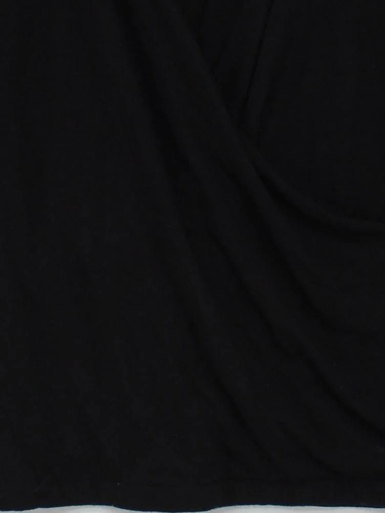 Hobbs Women's Top M Black Cotton with Elastane Short Sleeve V-Neck Basic - Image 4