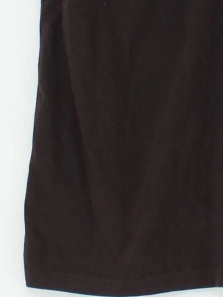 Hobbs Women's Top M Brown Cotton with Elastane Sleeveless V-Neck Basic - Image 4