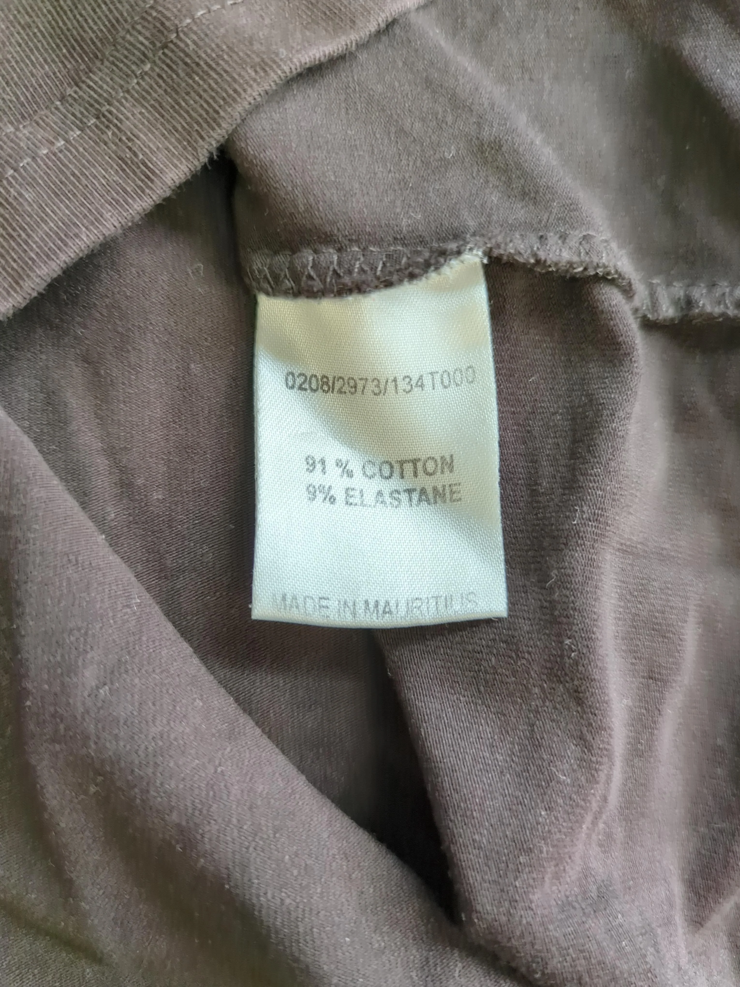 Hobbs Women's Top M Brown Cotton with Elastane Sleeveless V-Neck Basic - Image 6