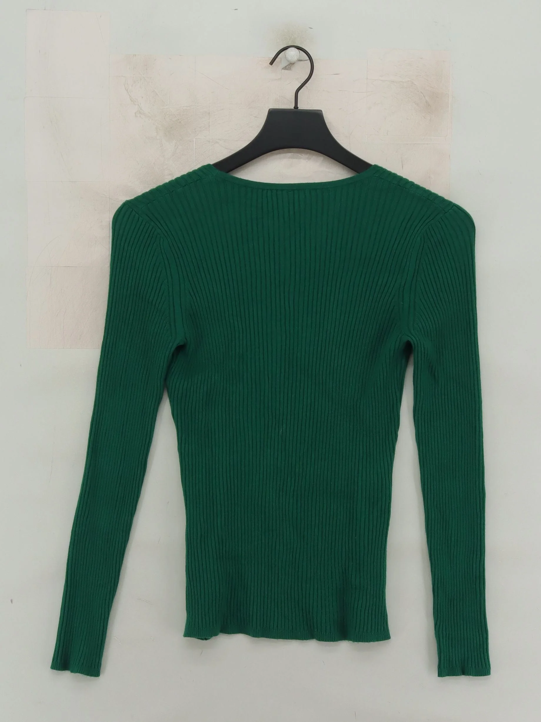 Hobbs Women's Top M Green 100% Other Long Sleeve Square Neck Basic - Image 2