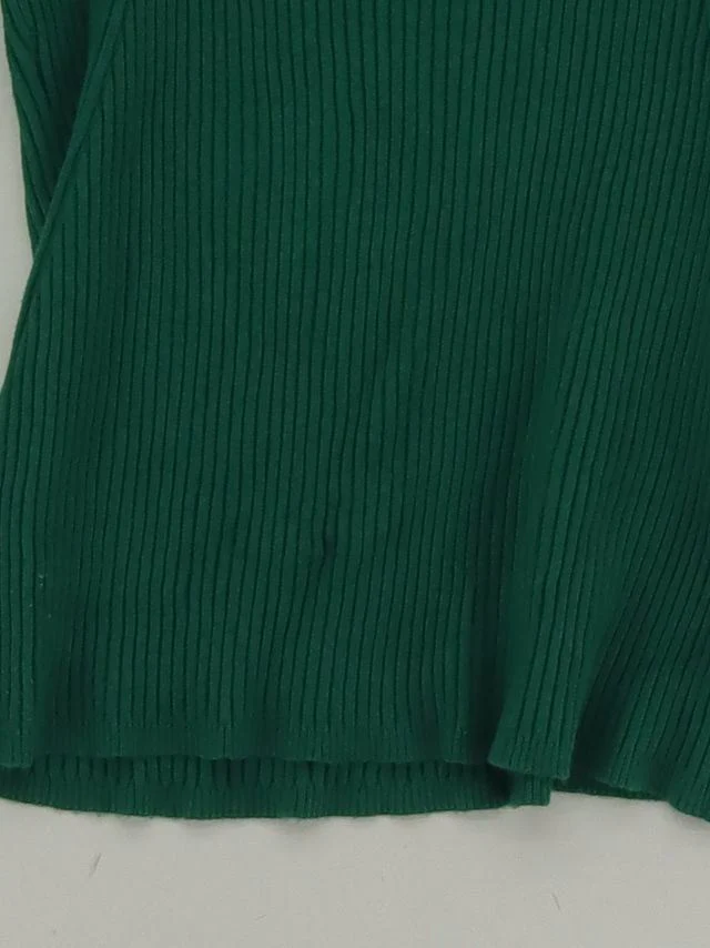 Hobbs Women's Top M Green 100% Other Long Sleeve Square Neck Basic - Image 4