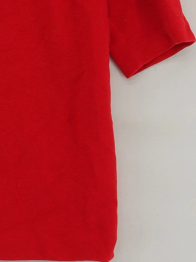 Hobbs Women's Top M Red Rayon with Polyester, Elastane Basic - Image 4