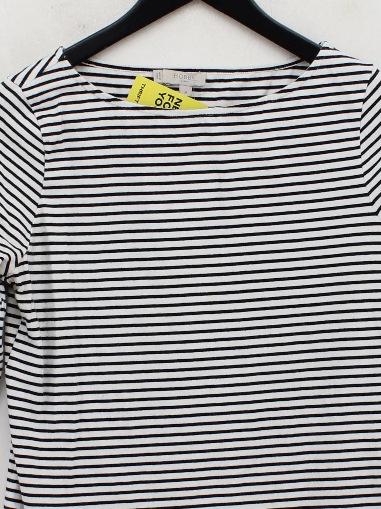 Hobbs Women's Top M White Cotton with Elastane Basic - Image 3
