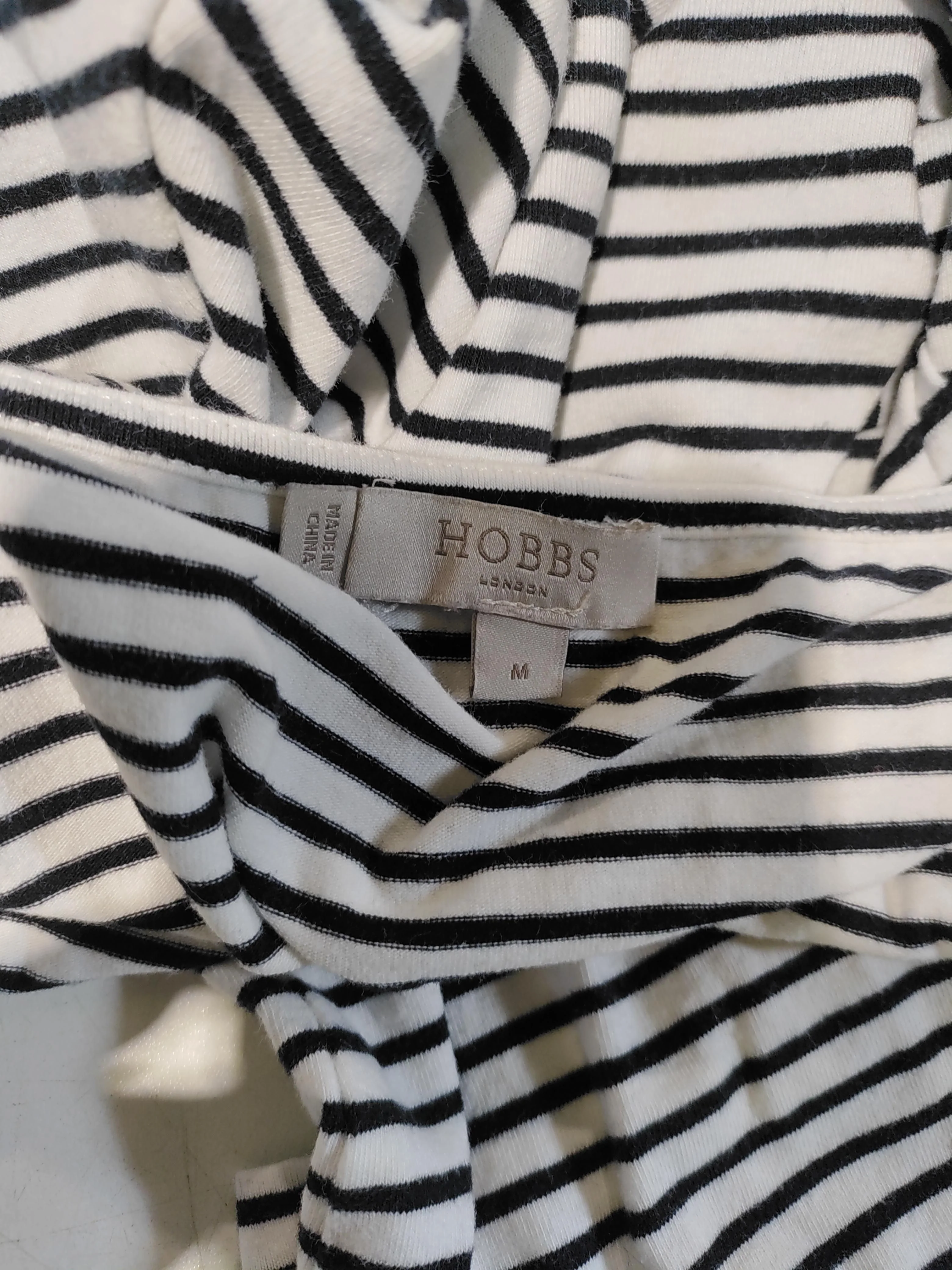 Hobbs Women's Top M White Cotton with Elastane Basic - Image 5