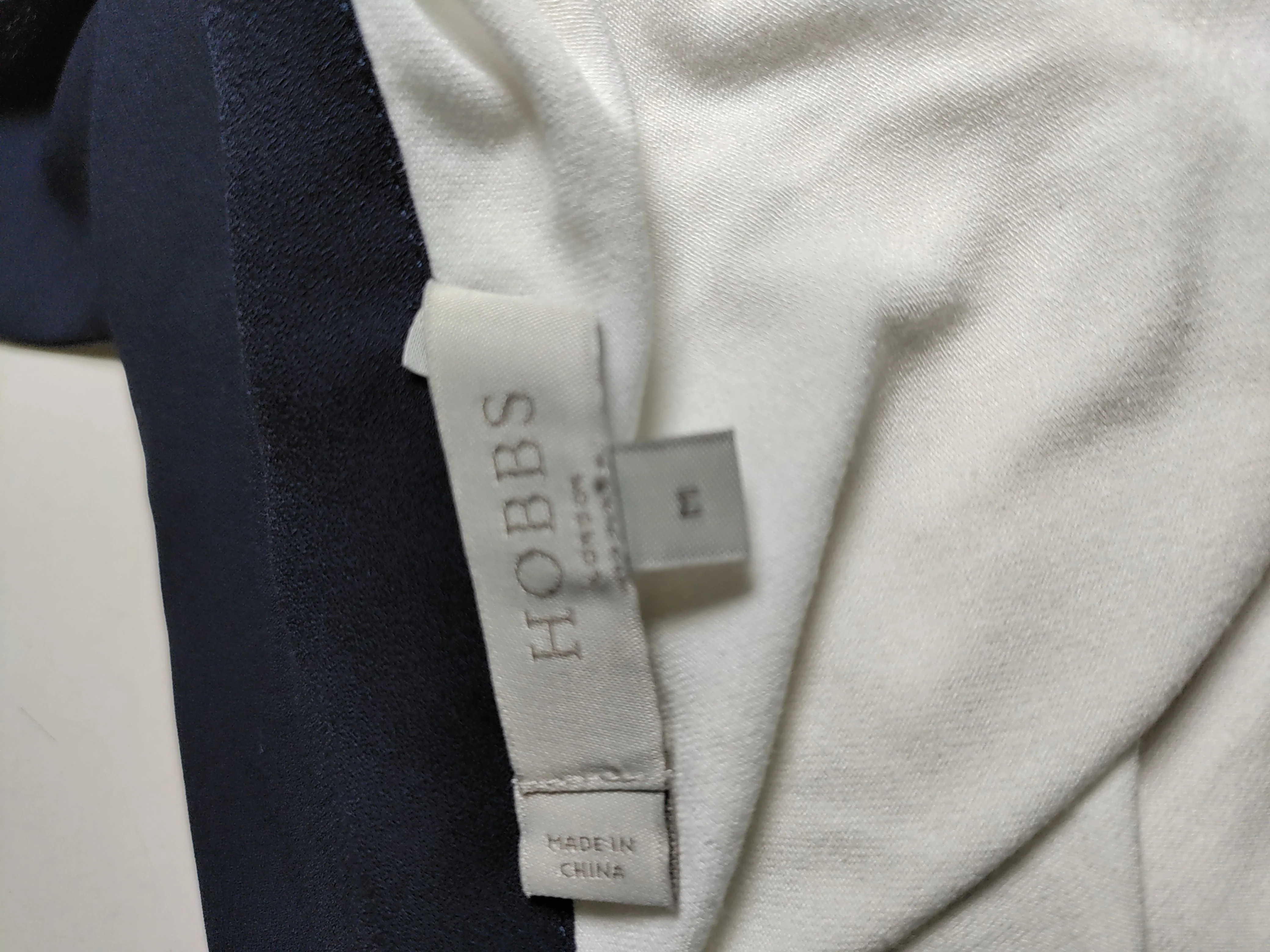 Hobbs Women's Top M White Viscose with Elastane, Polyester Basic - Image 5
