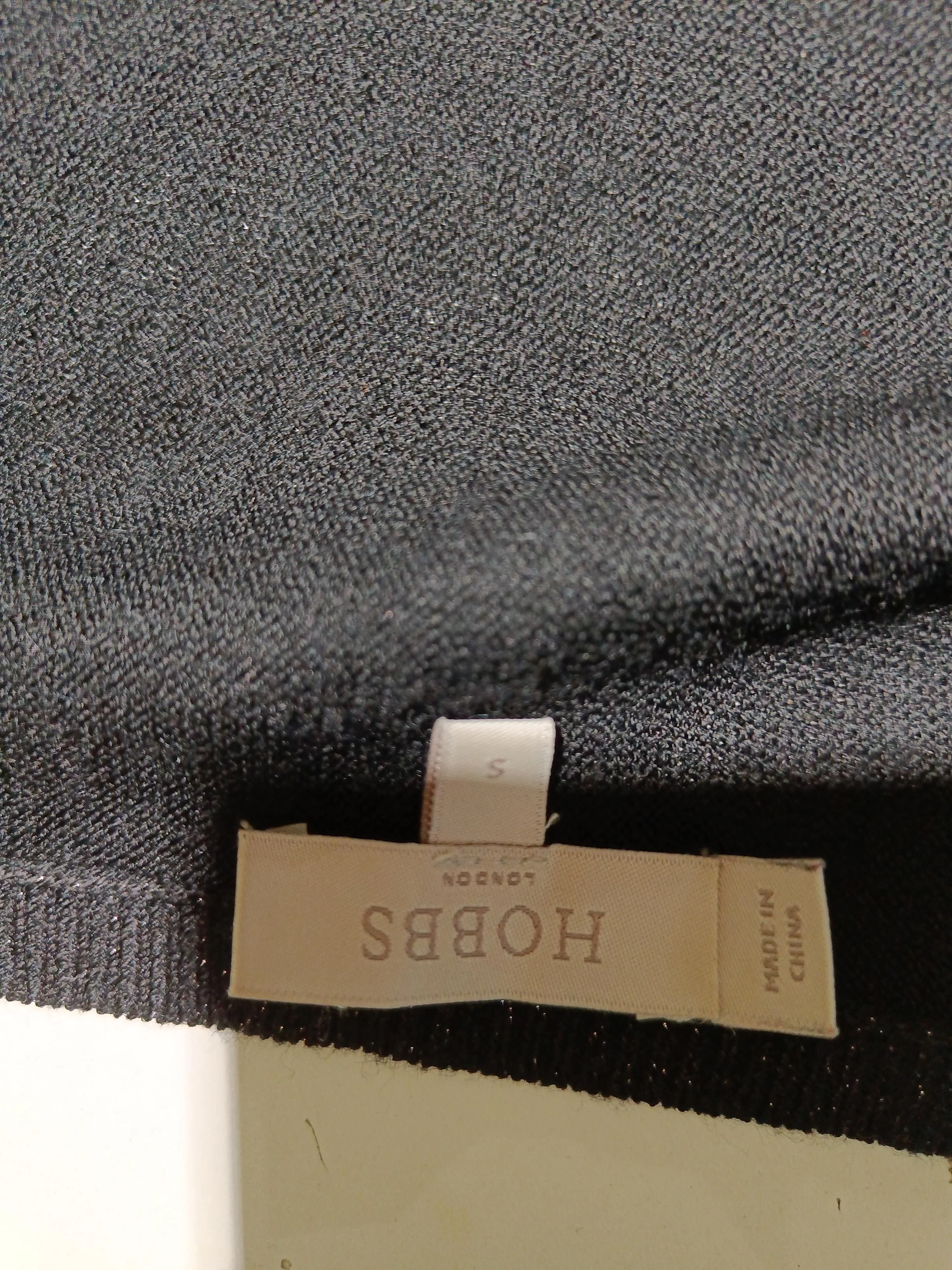 Hobbs Women's Top S Black 100% Other 3/4 Sleeve V-Neck Basic - Image 5