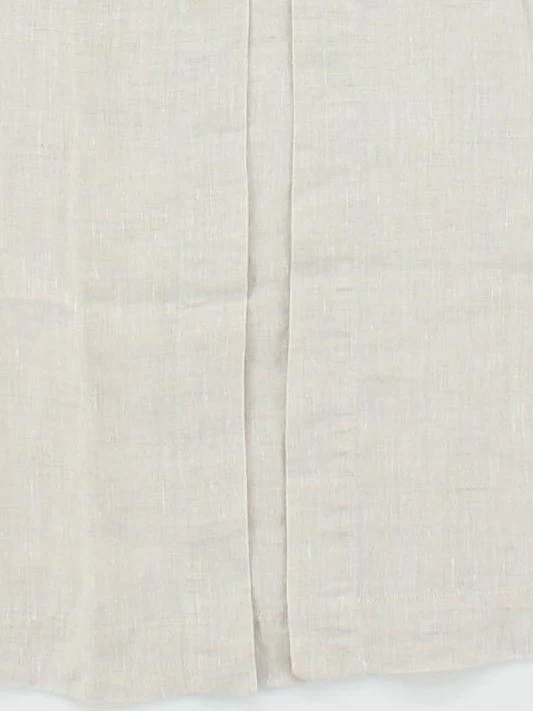 Hobbs Women's Top UK 8 Cream 100% Linen Sleeveless Collared Basic - Image 4