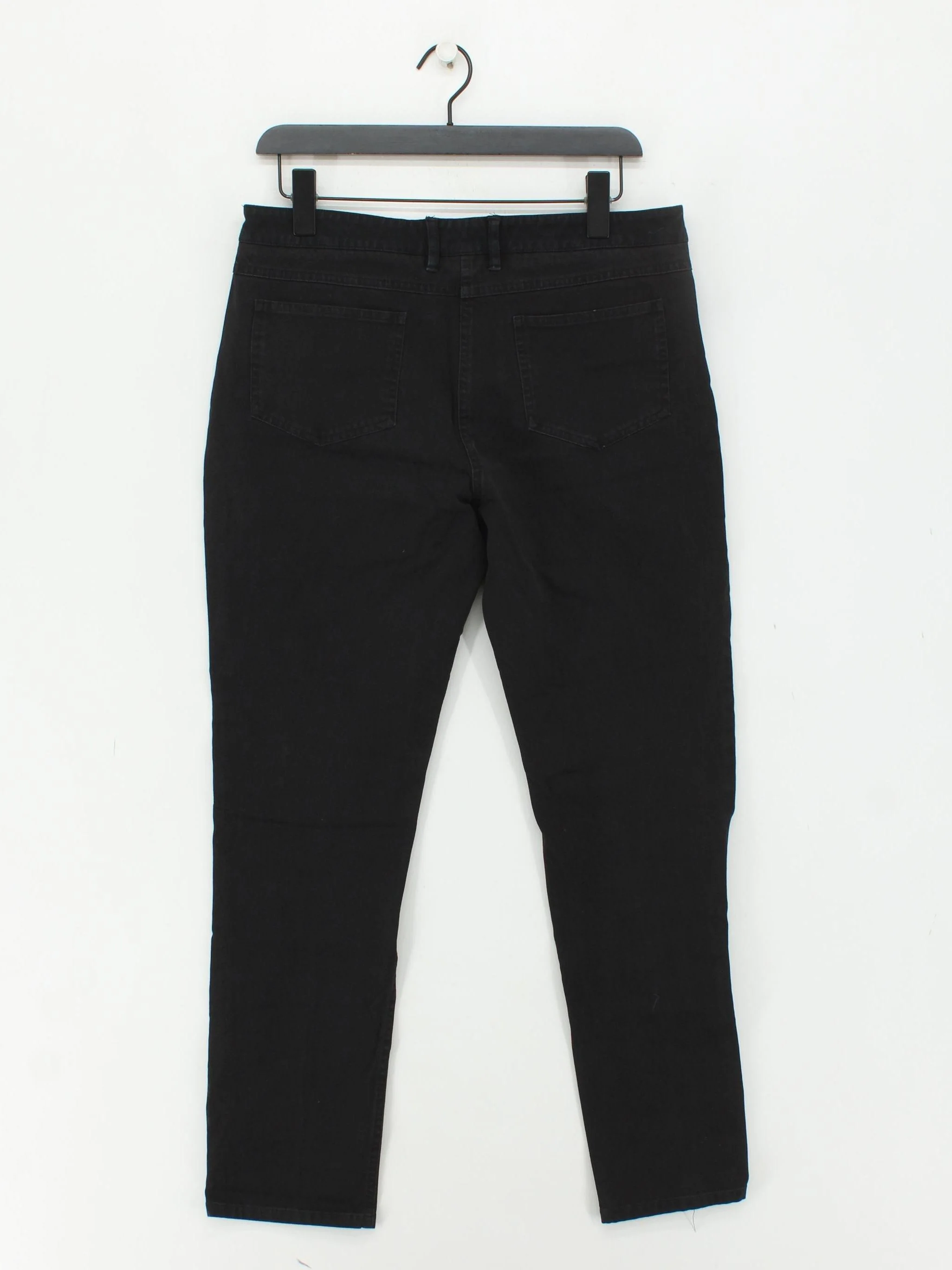 Hobbs Women's Trousers M Black 100% Other Straight Chino - Image 2