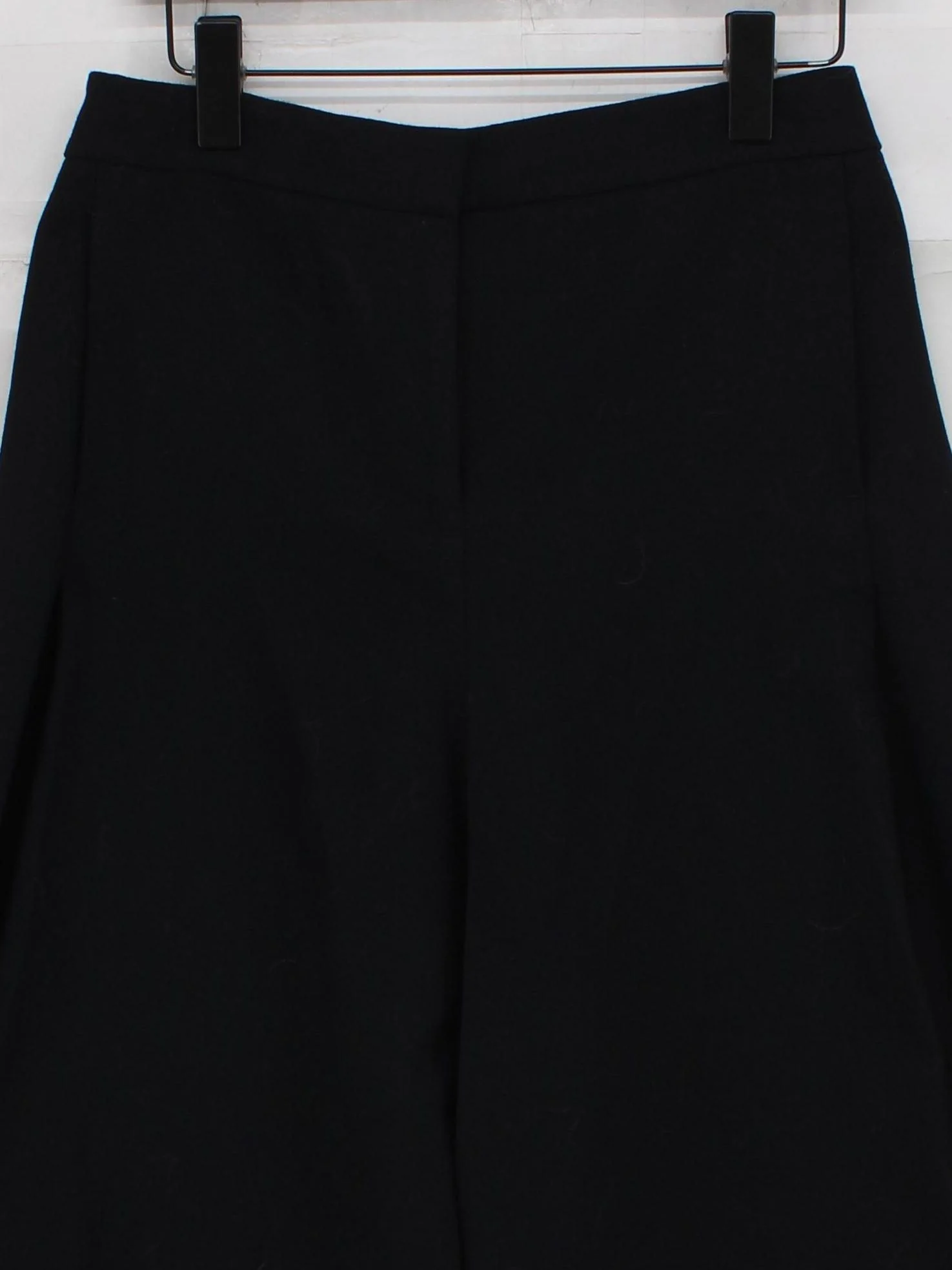 Hobbs Women's Trousers UK 14 Black 100% Other Wide-Leg Cropped - Image 3