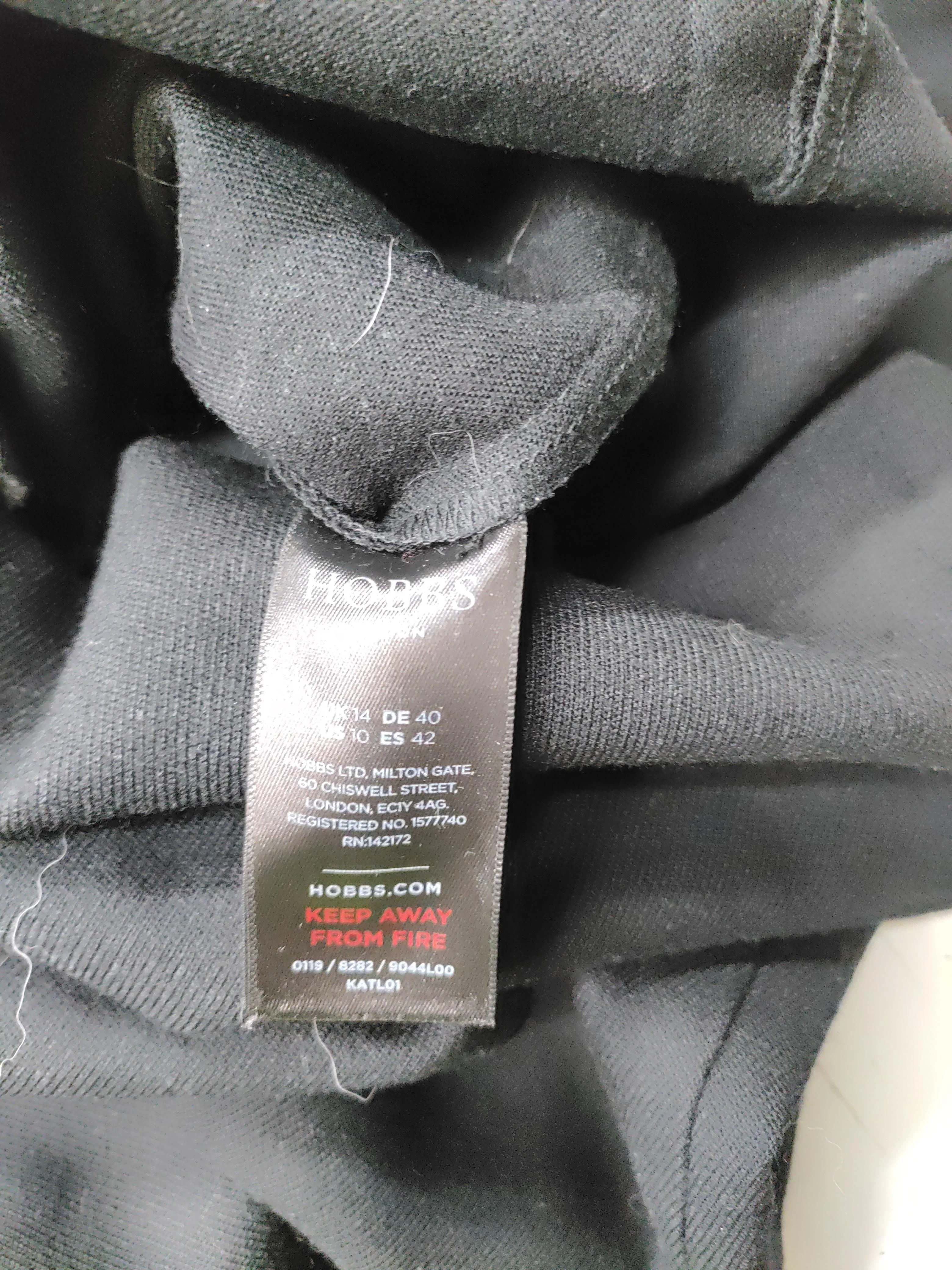 Hobbs Women's Trousers UK 14 Black 100% Other Wide-Leg Cropped - Image 6