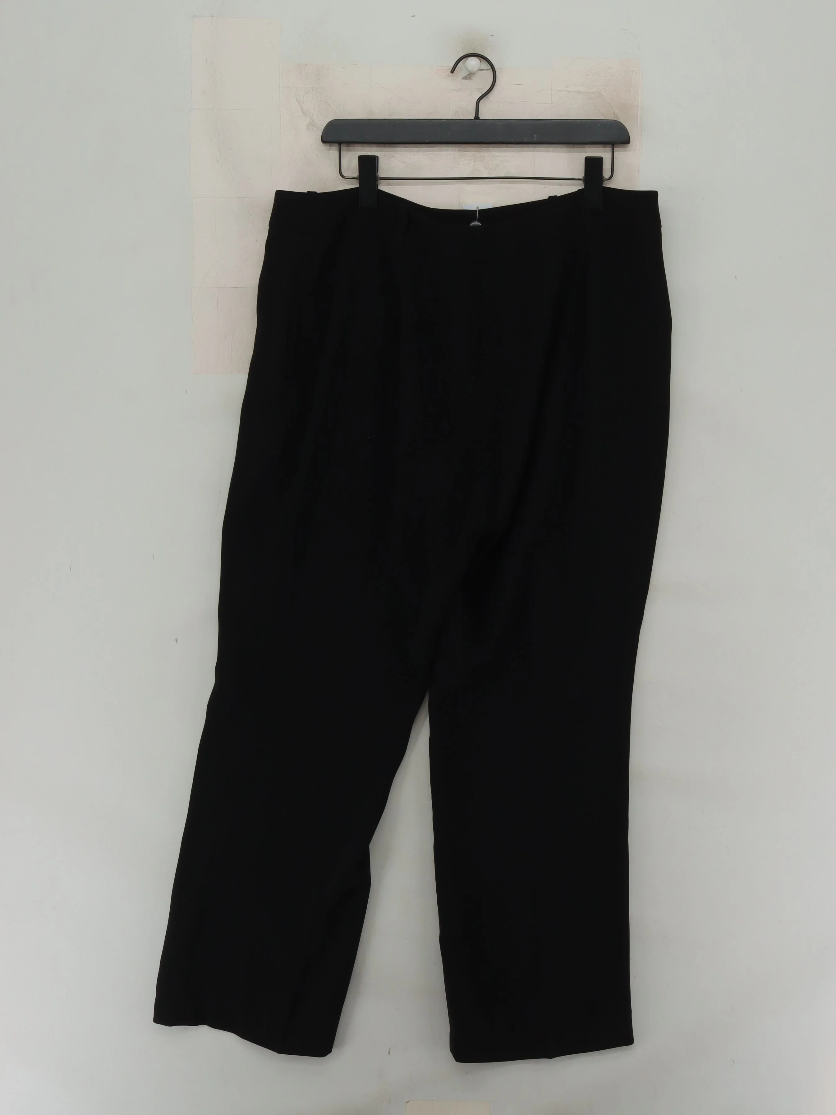 Hobbs Women's Trousers UK 16 Black 100% Polyester Straight Capri - Image 2
