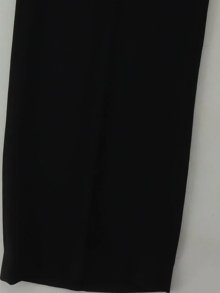 Hobbs Women's Trousers UK 16 Black 100% Polyester Straight Capri - Image 4
