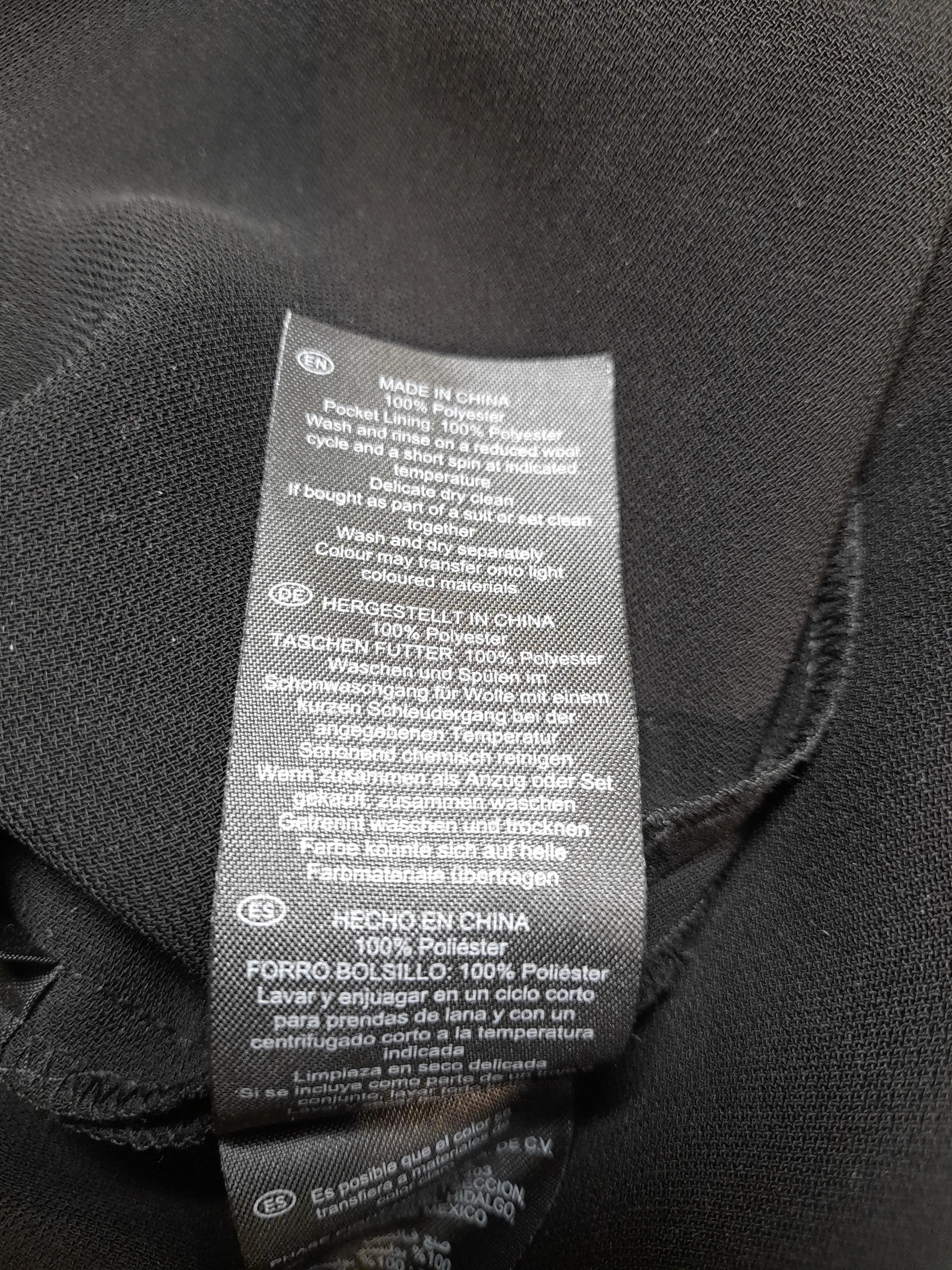 Hobbs Women's Trousers UK 16 Black 100% Polyester Straight Capri - Image 6