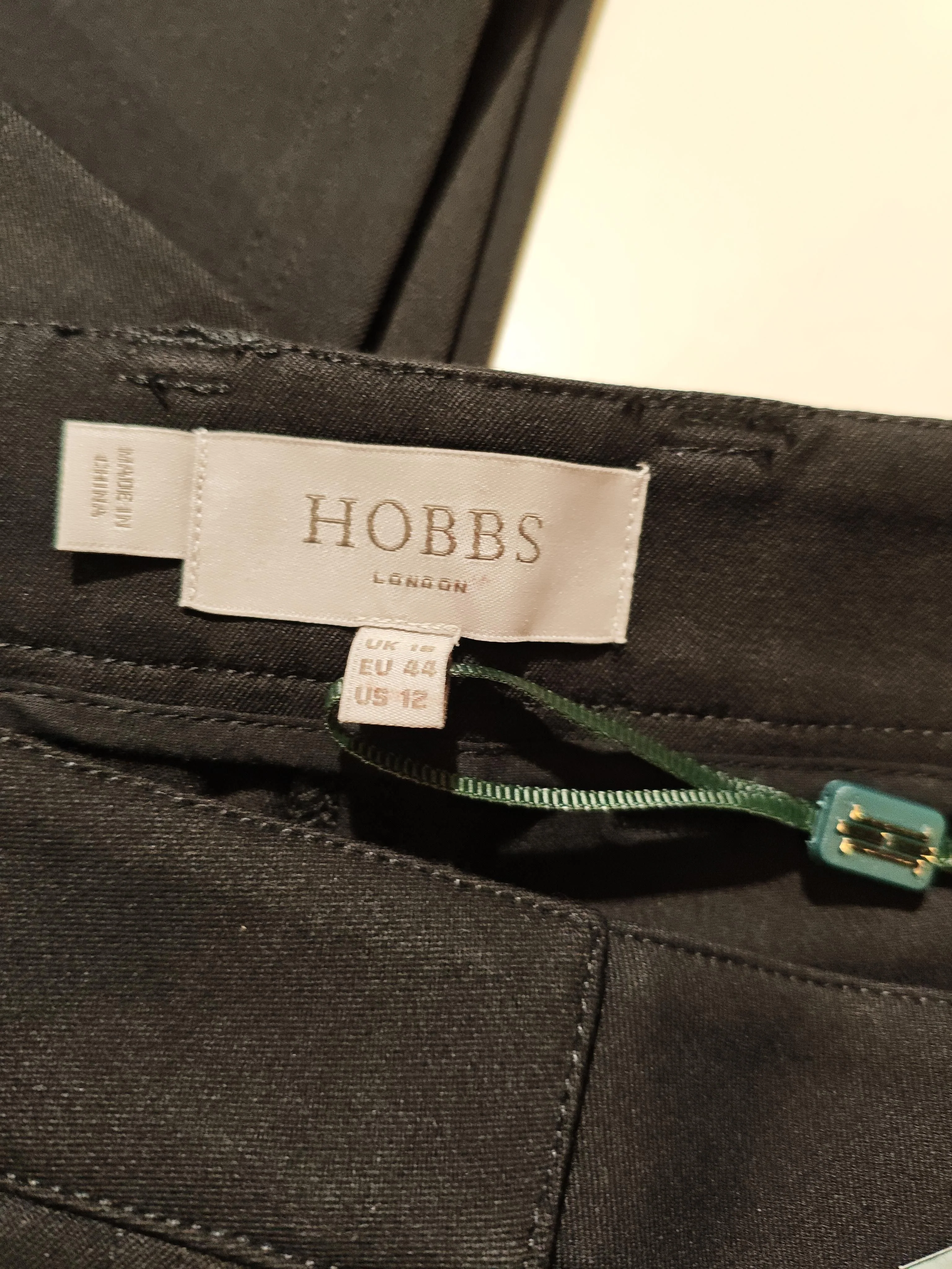 Hobbs Women's Trousers UK 16 Black Viscose New with tags - Image 5