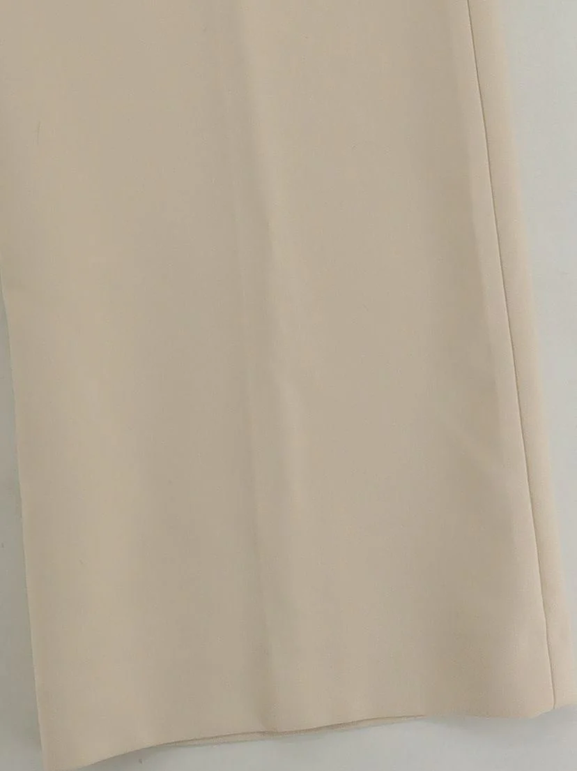 Hobbs Women's Trousers UK 8 Cream Polyester with Viscose, Elastane Cropped - Image 4