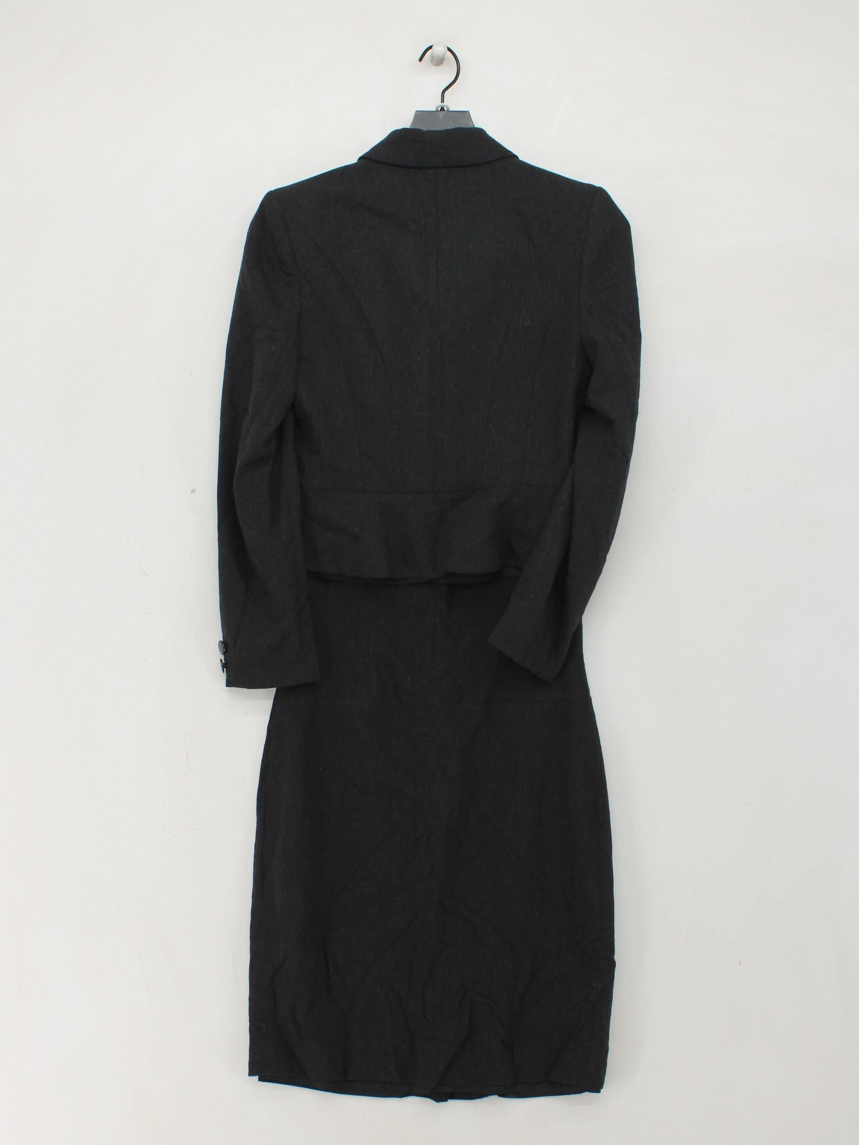 Hobbs Women's Two Piece Suit UK 8 Grey Wool - Image 2