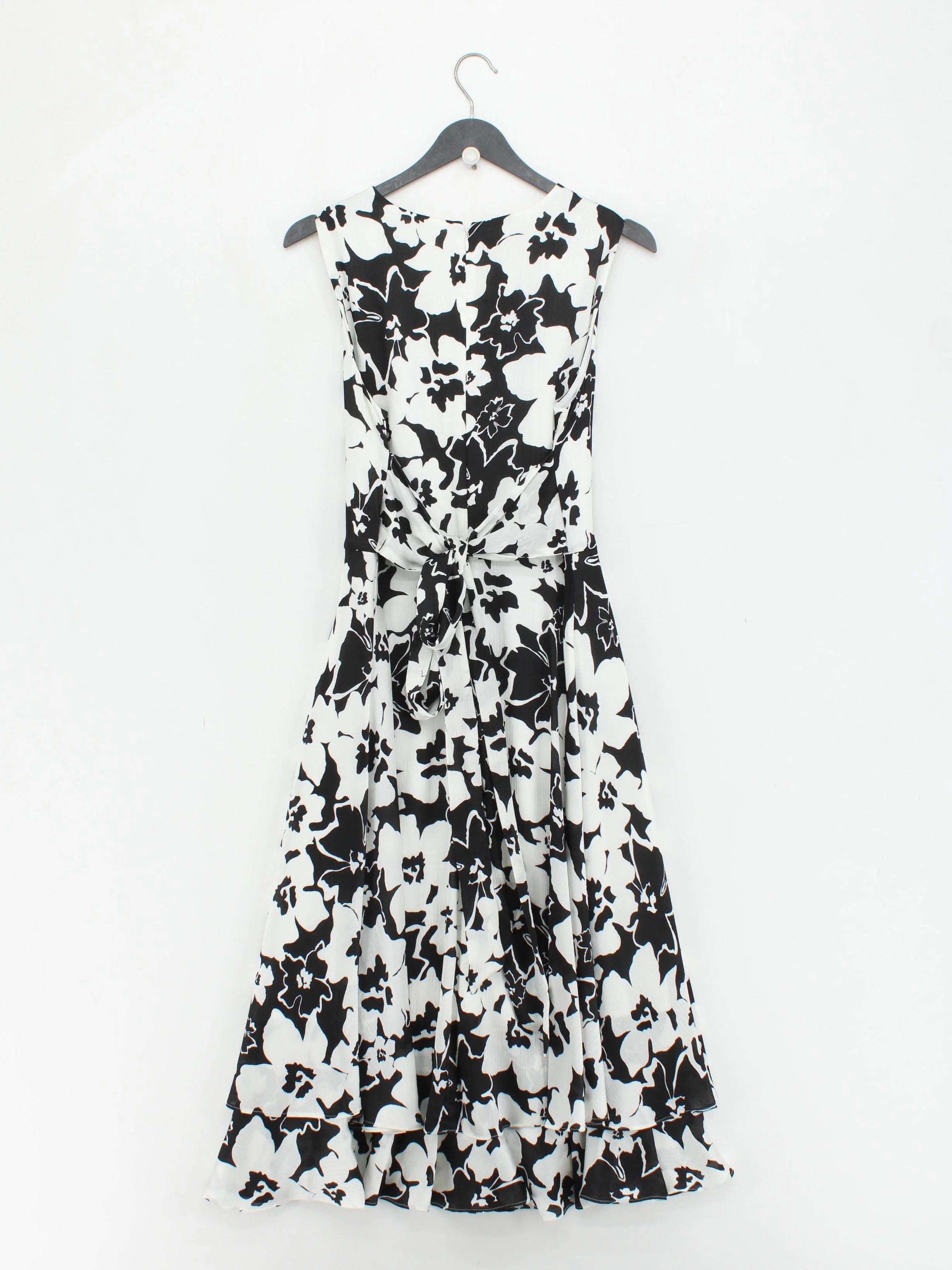 Hobbs Wrap Midi Dress UK12 in Multi - Image 2