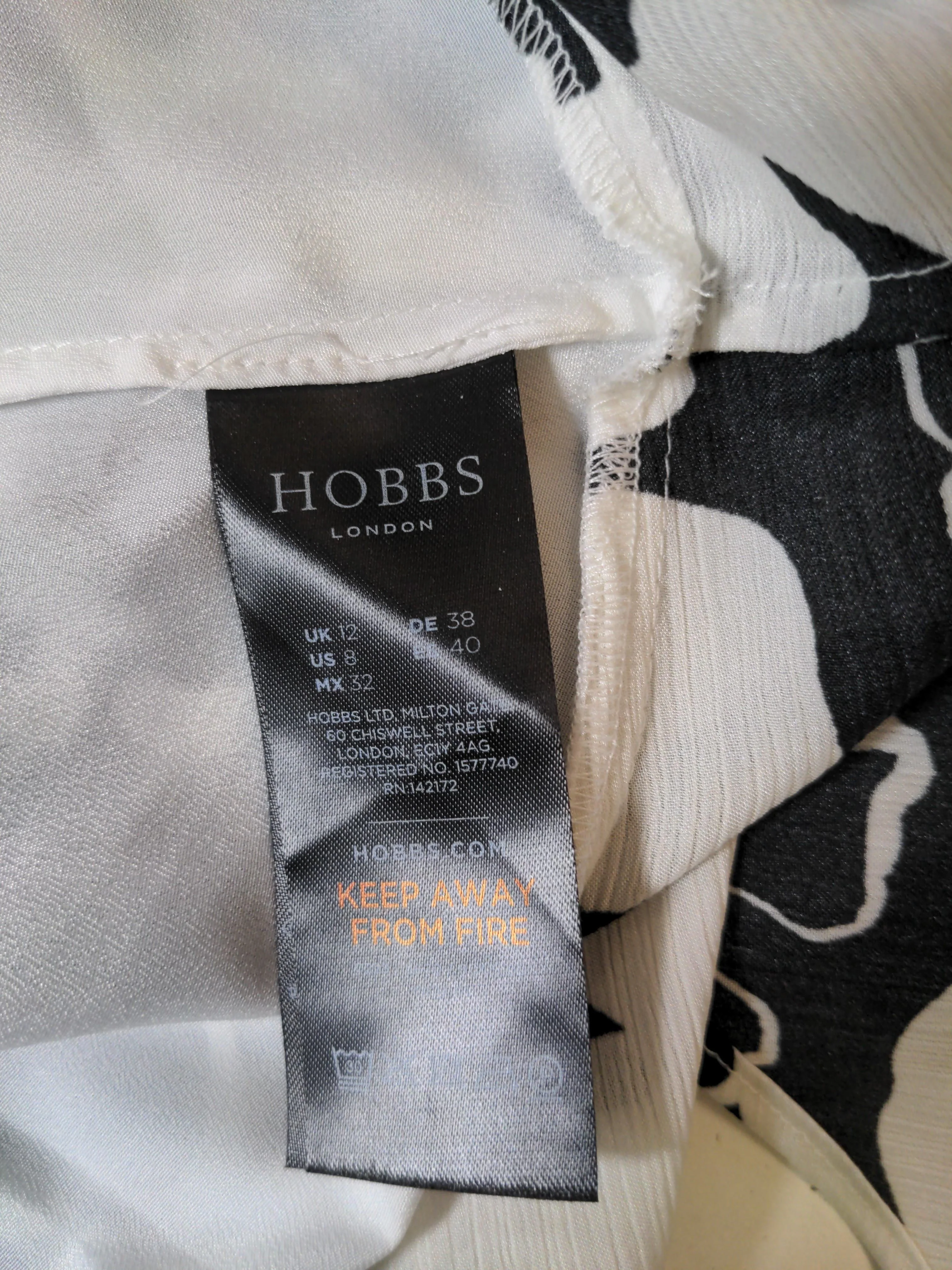 Hobbs Wrap Midi Dress UK12 in Multi - Image 6