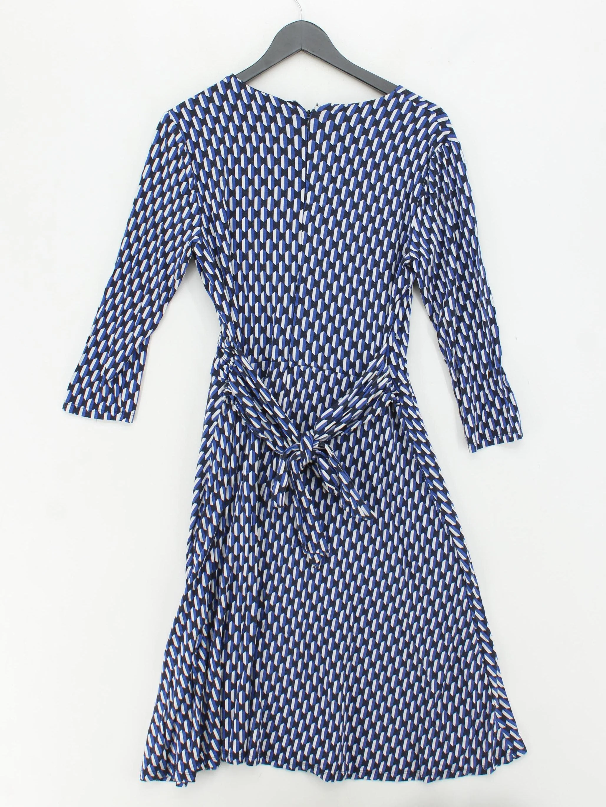 Hobbs Wrap Midi Dress UK14 in Blue - Image 2