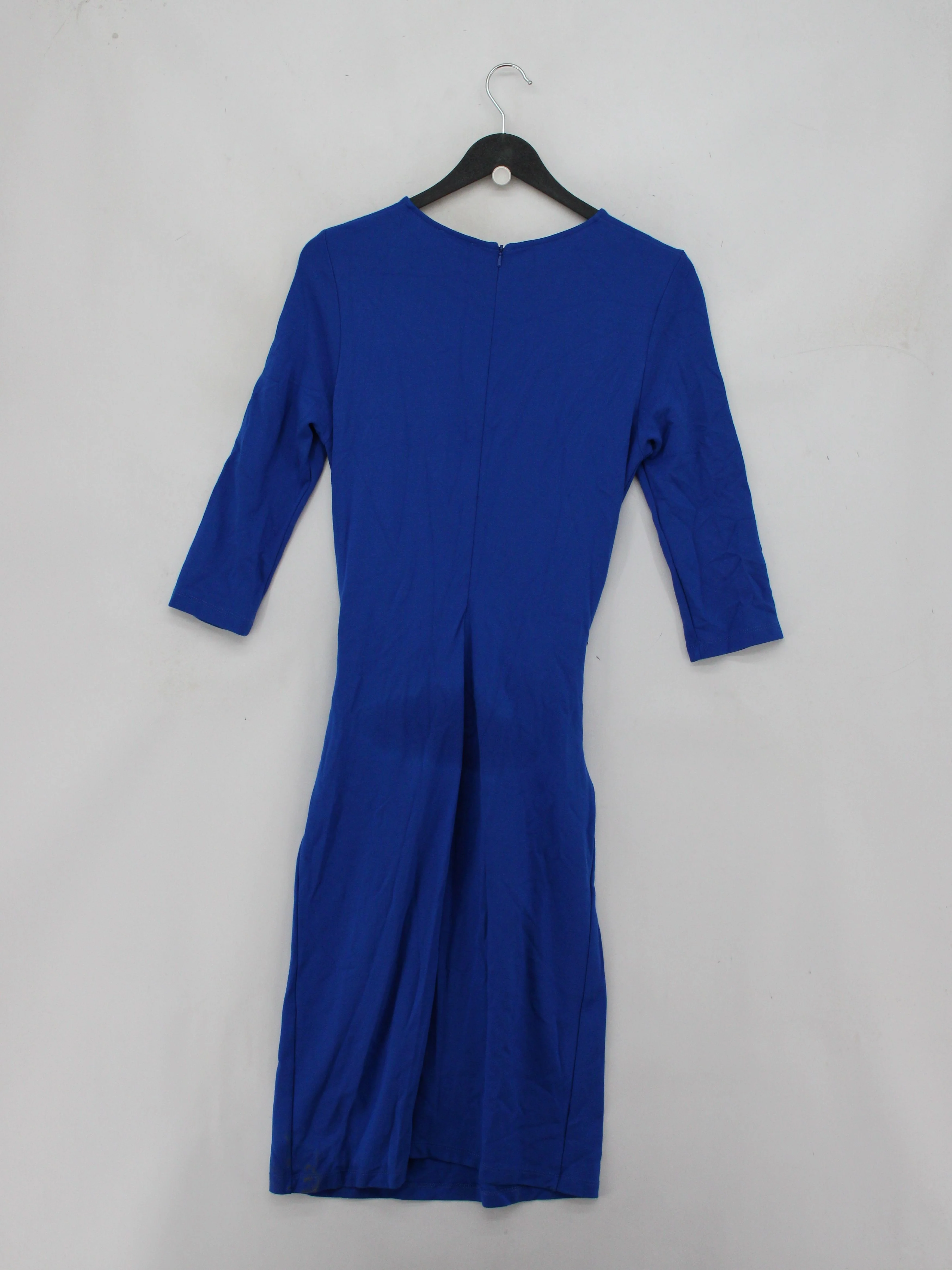Hobbs Wrap Midi Dress UK14 in Blue - Image 2