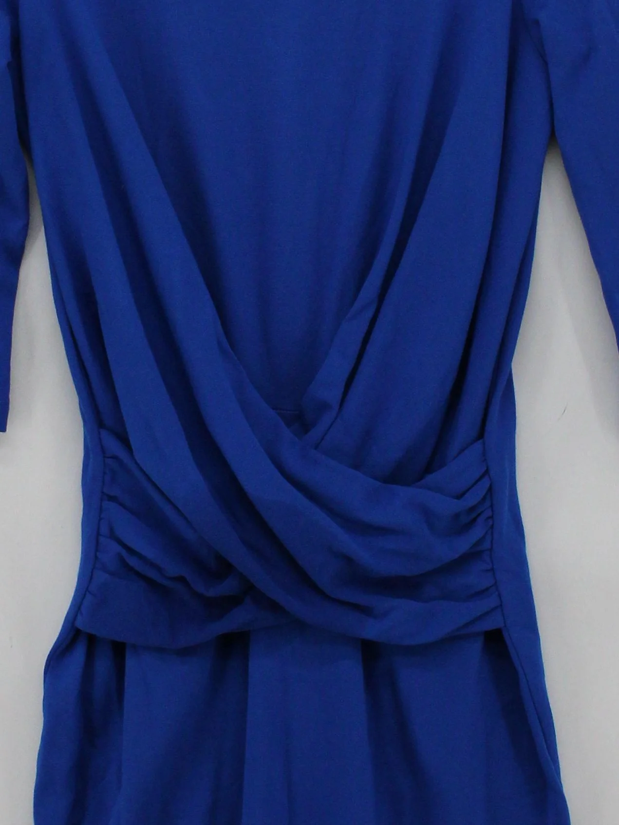 Hobbs Wrap Midi Dress UK14 in Blue - Image 3
