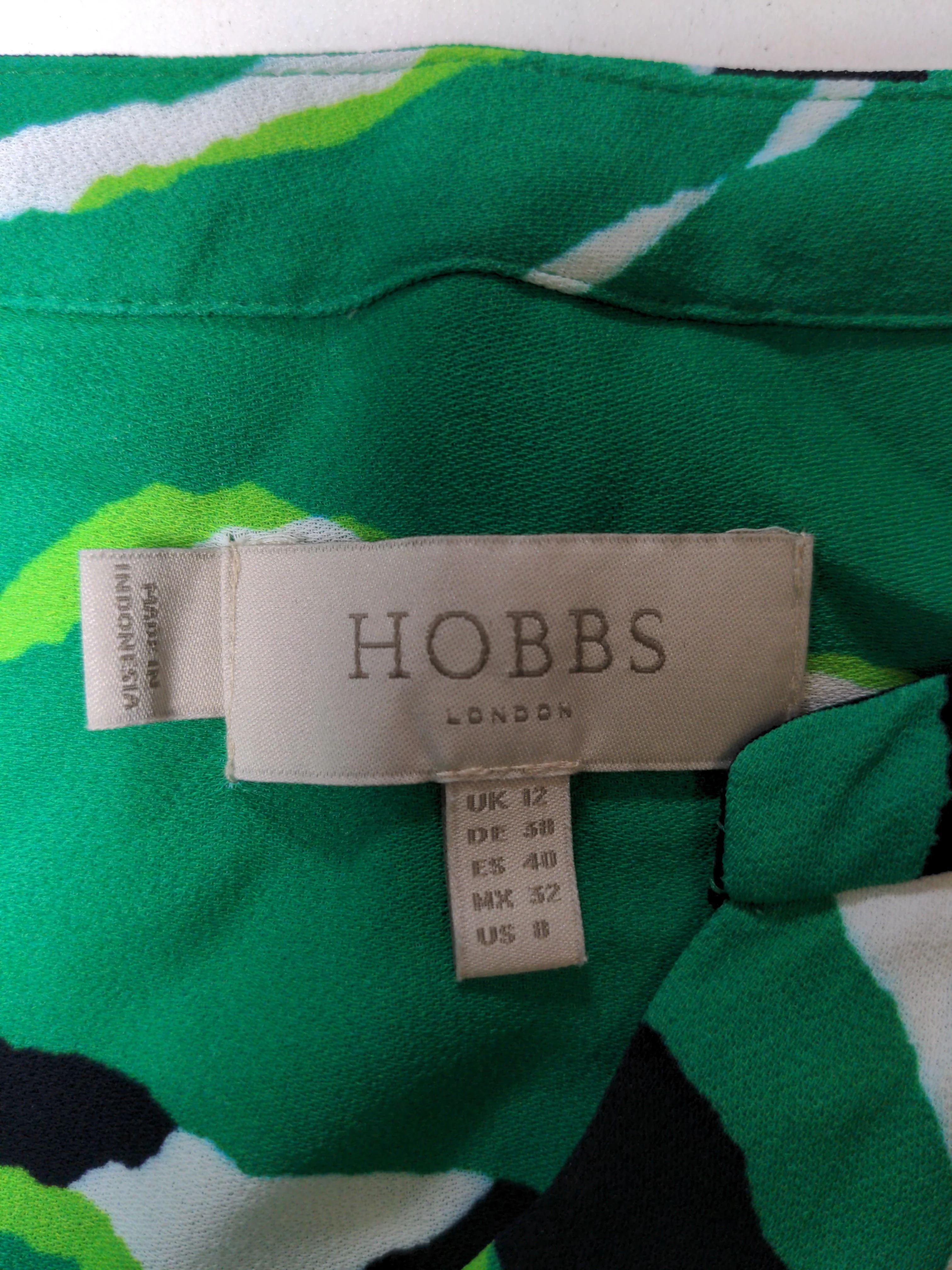Hobbs Wrap Mini Dress UK12 in Multi - Image 5