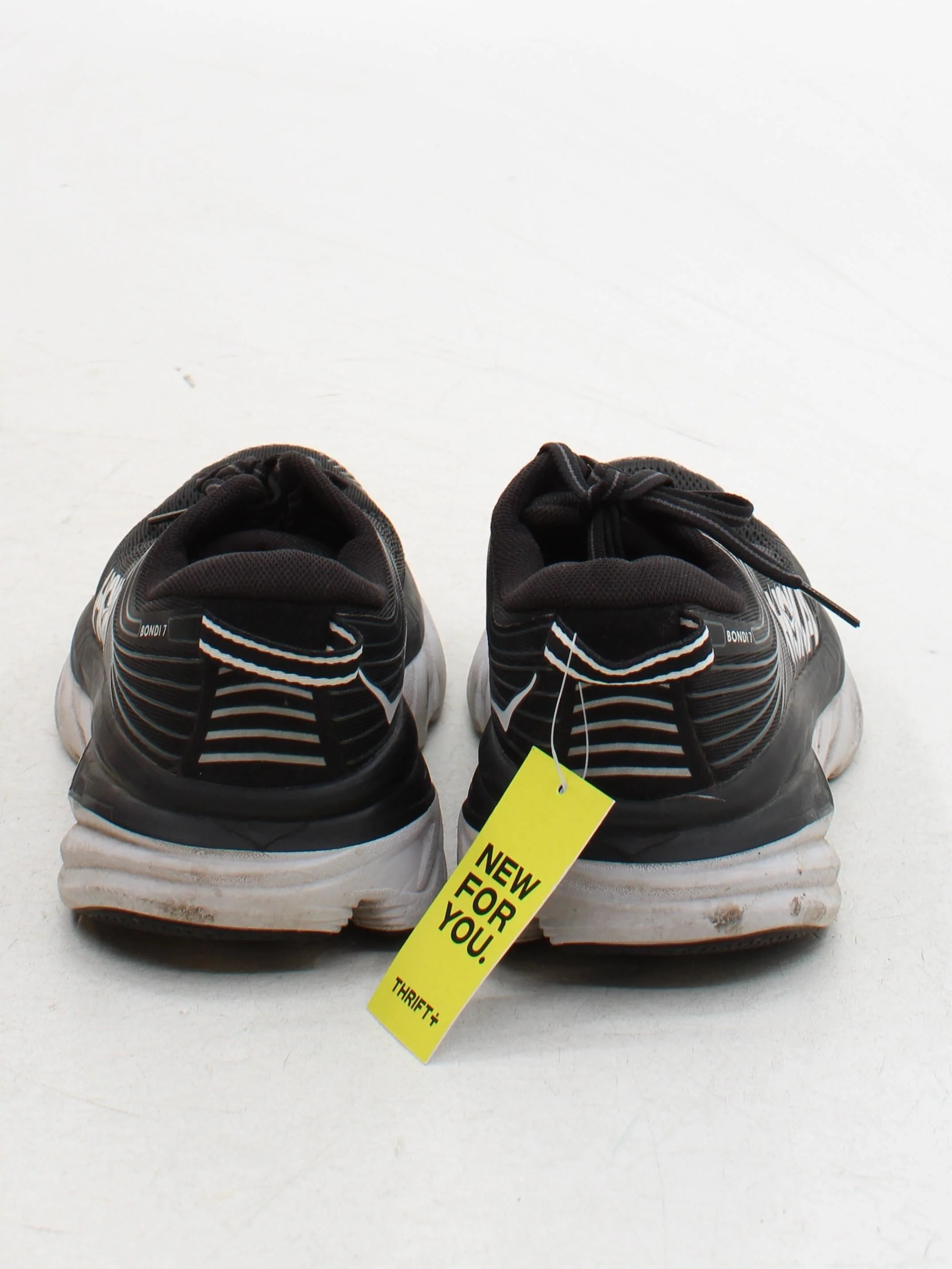 Hoka BONDI 7 Women's Trainers 1110531 BWHT UK6.5 EU40 US8 in Black - Image 3