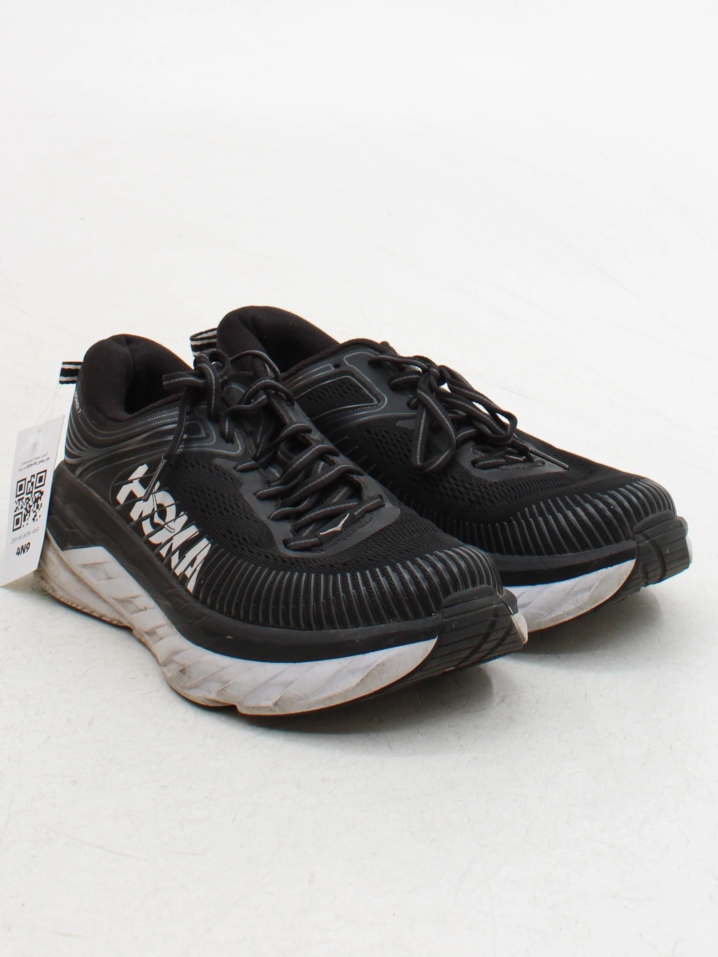 Hoka BONDI 7 Women's Trainers 1110531 BWHT UK6.5 EU40 US8 in Black - Image 4