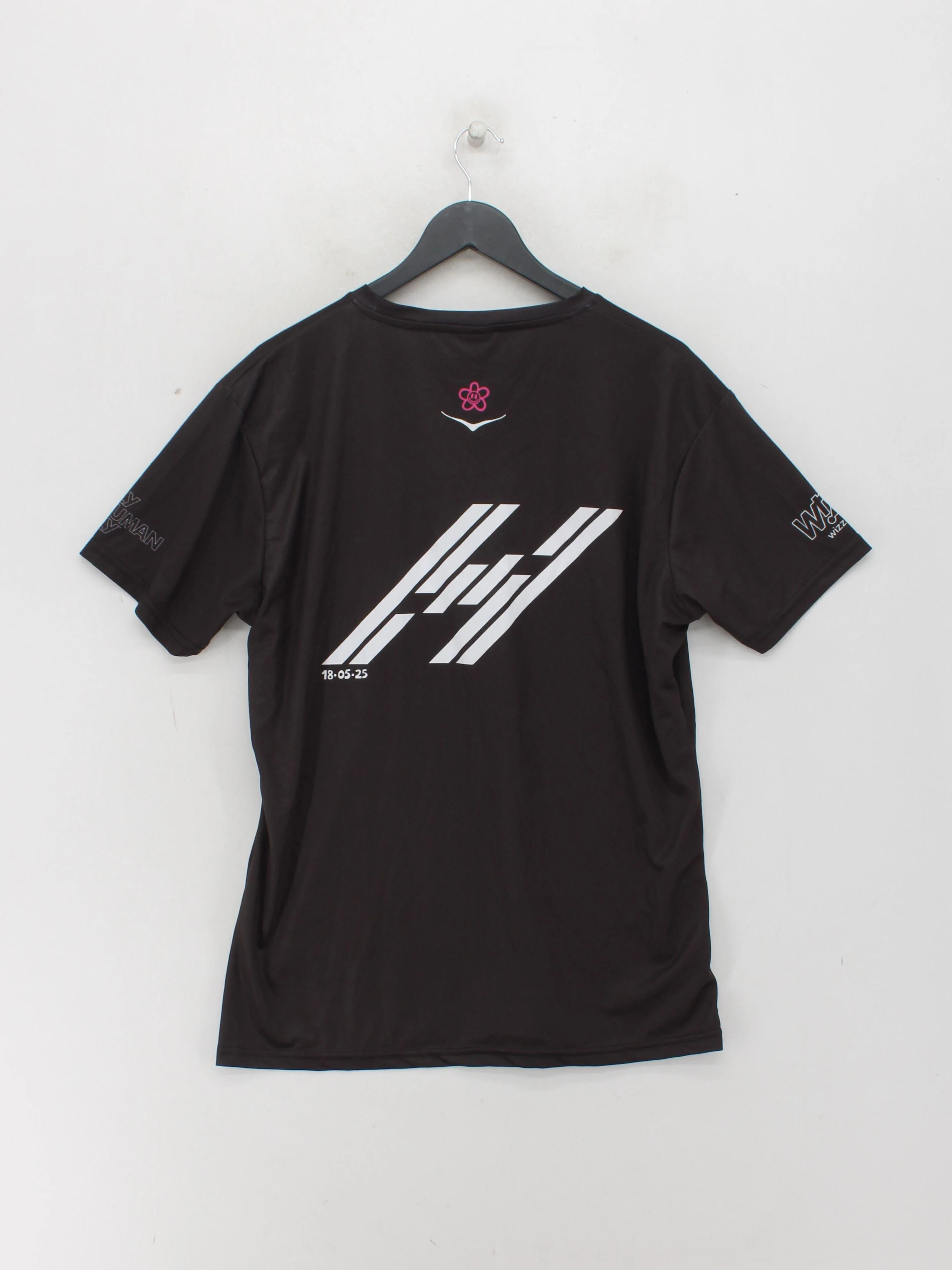Hoka Men's T-Shirt XXL Black Graphic 100% Polyester Round Neck Basic - Image 2