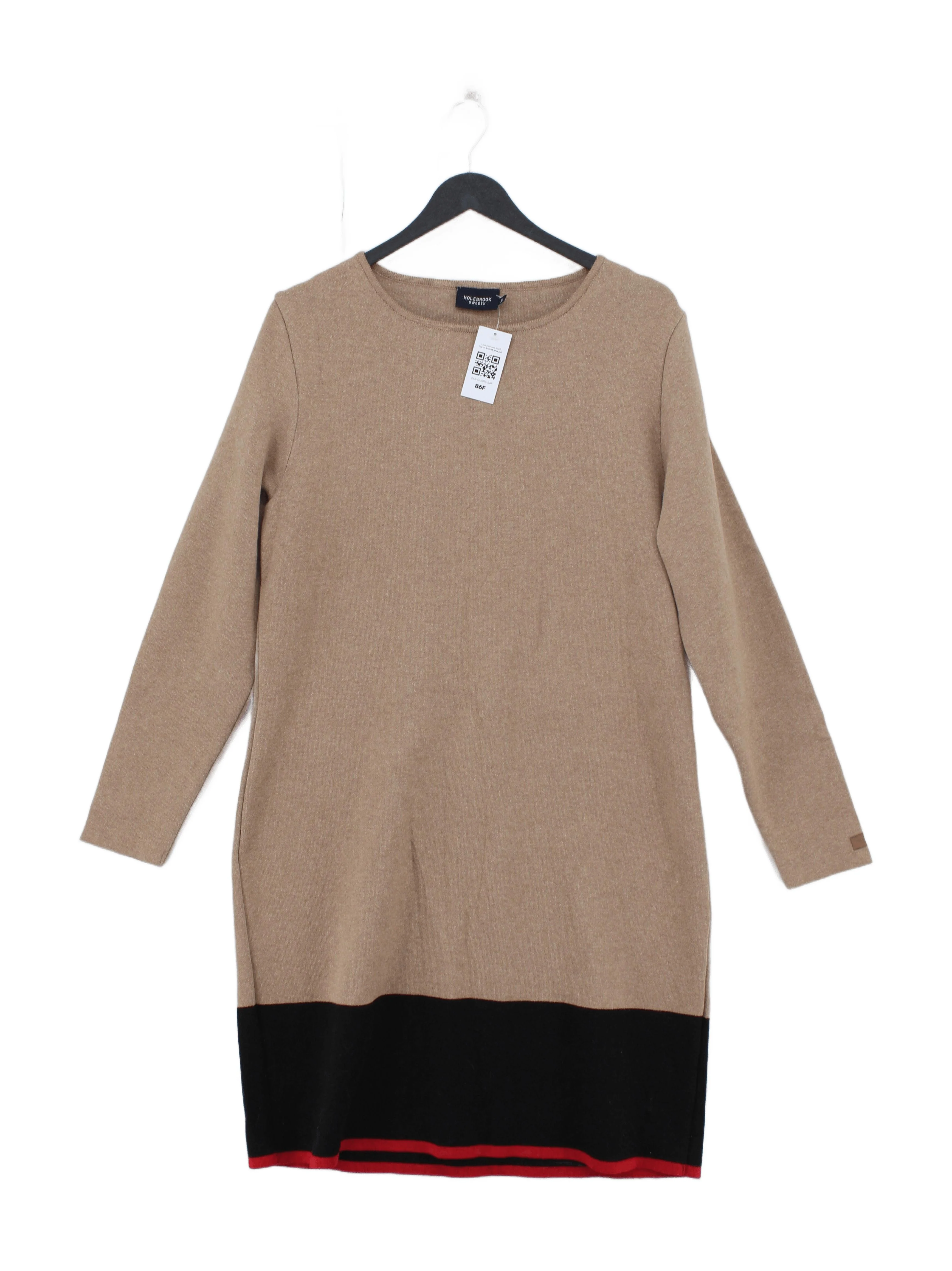 Holebrook Sweden Jumper Mini Dress XL in Tan
