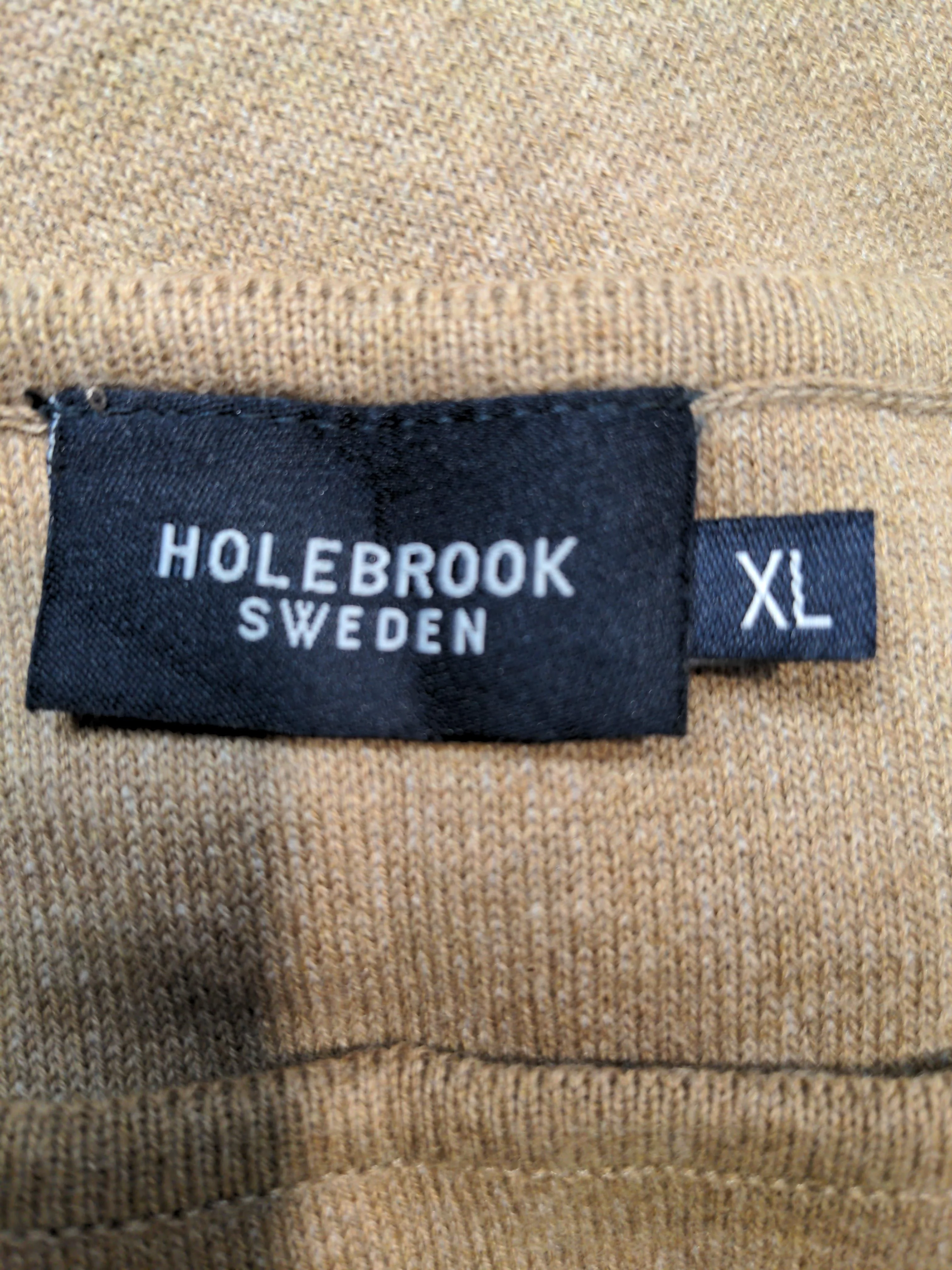 Holebrook Sweden Jumper Mini Dress XL in Tan - Image 5