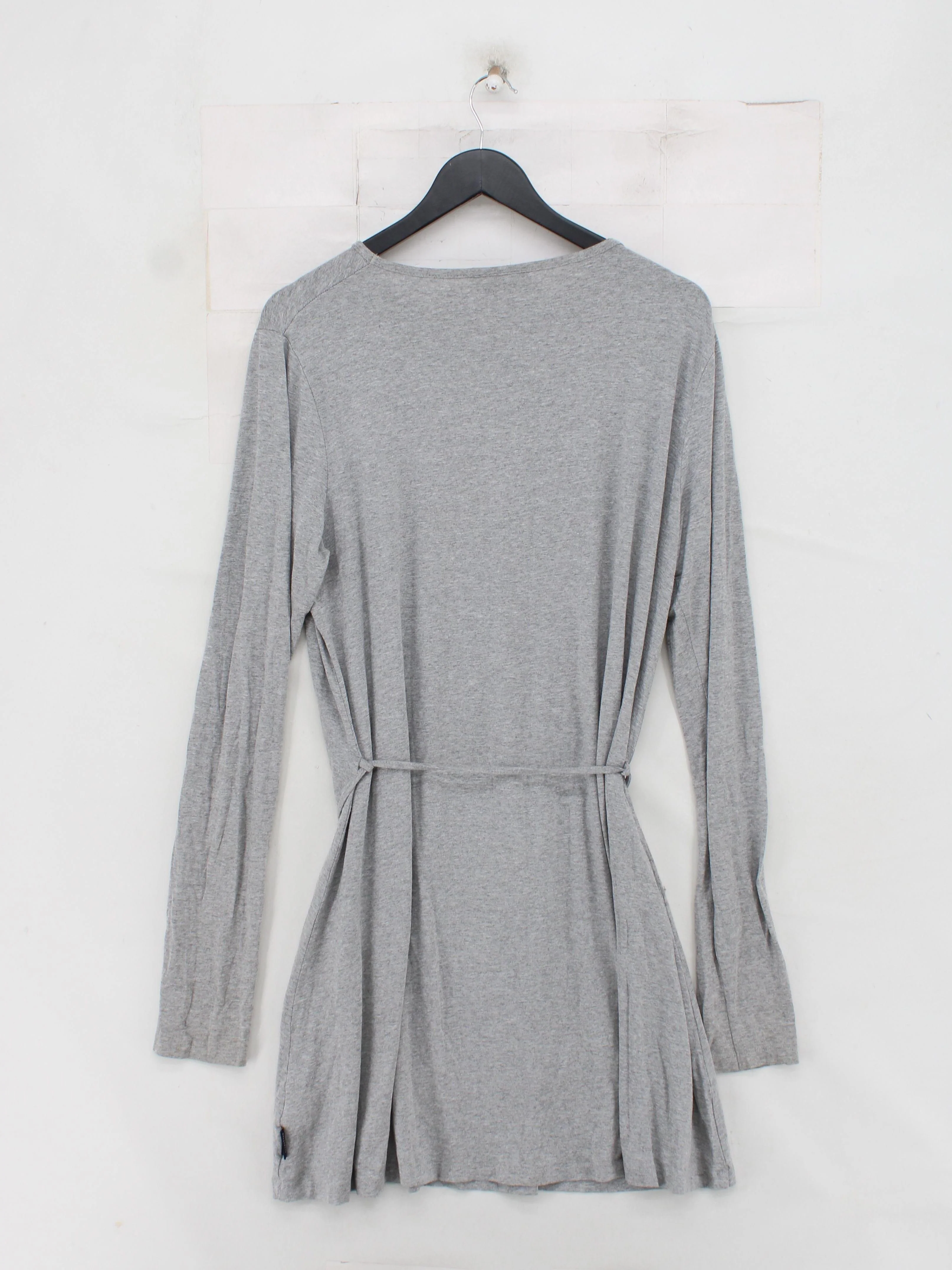 Holebrook Sweden T-Shirt Mini Dress XL in Grey - Image 2