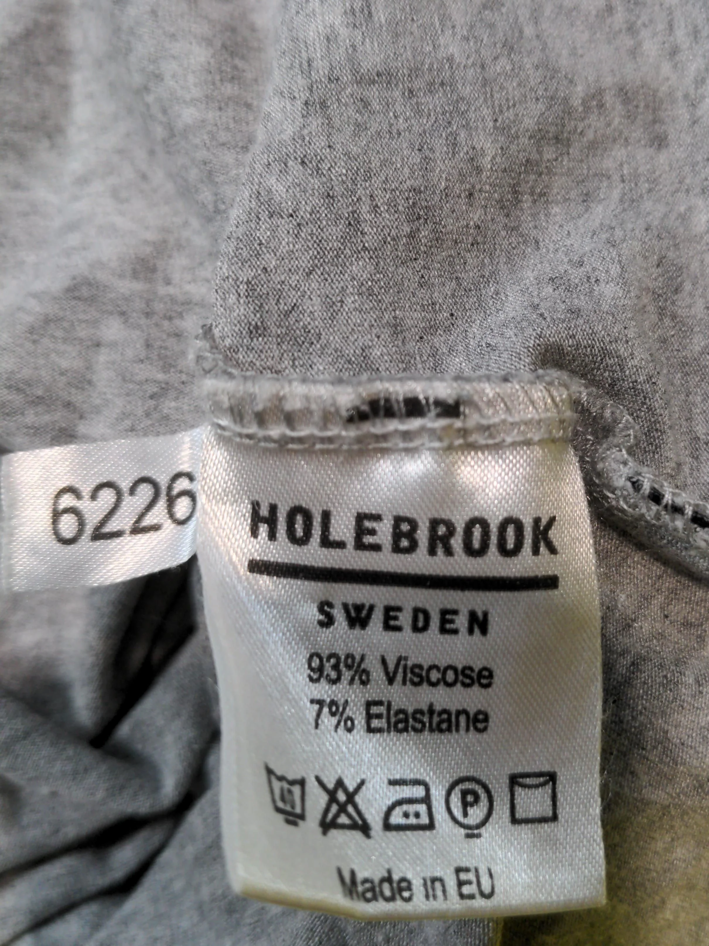 Holebrook Sweden T-Shirt Mini Dress XL in Grey - Image 6