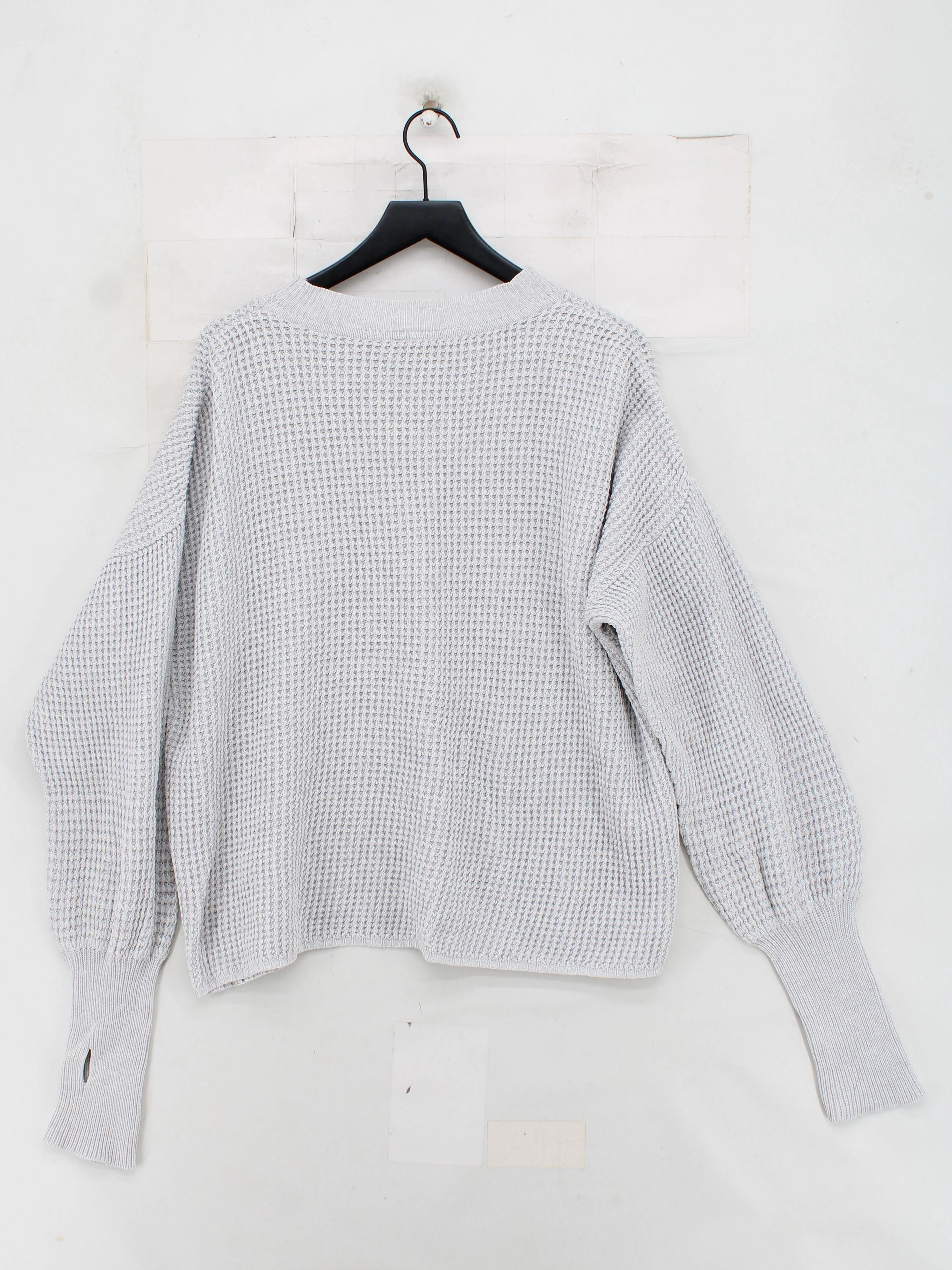 Holebrook Sweden Women's Jumper XL Grey 100% Cotton Crew Neck Pullover - Image 2